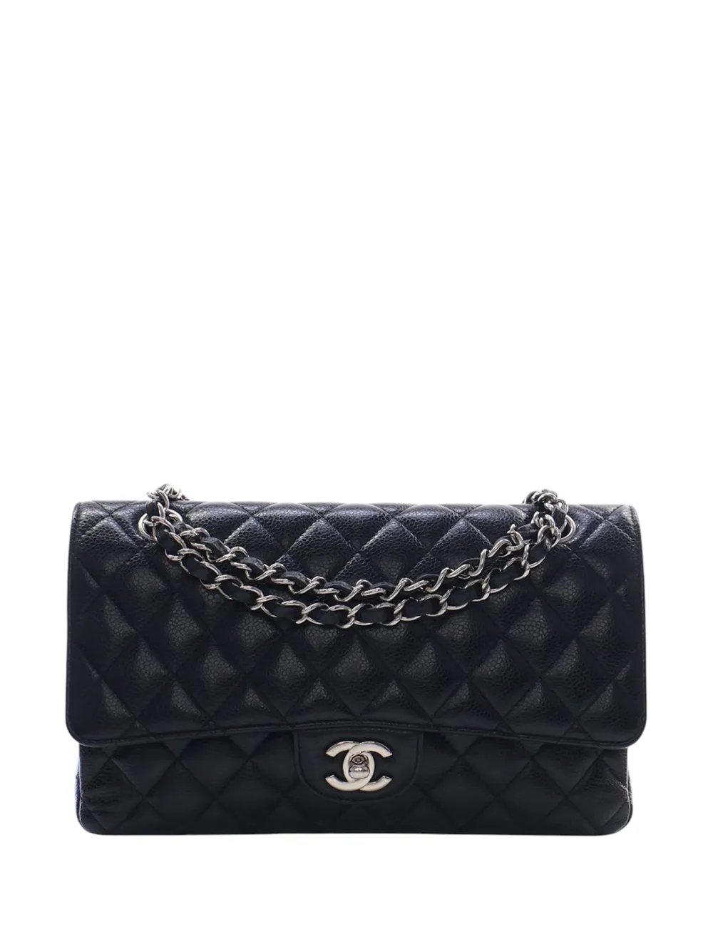 2017-2018 Medium Classic Caviar Double Flap shoulder bag