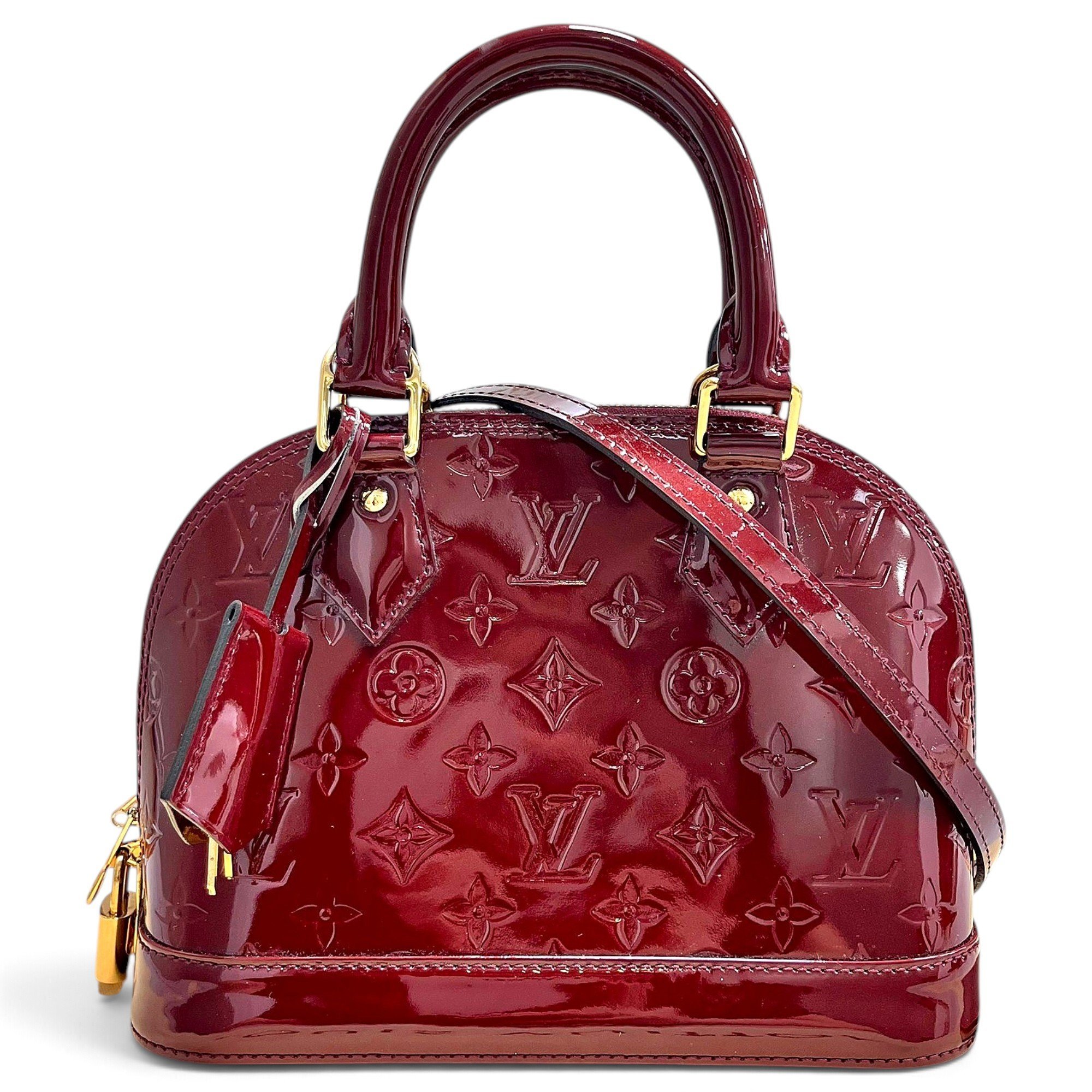 Alma BB patent leather handbag