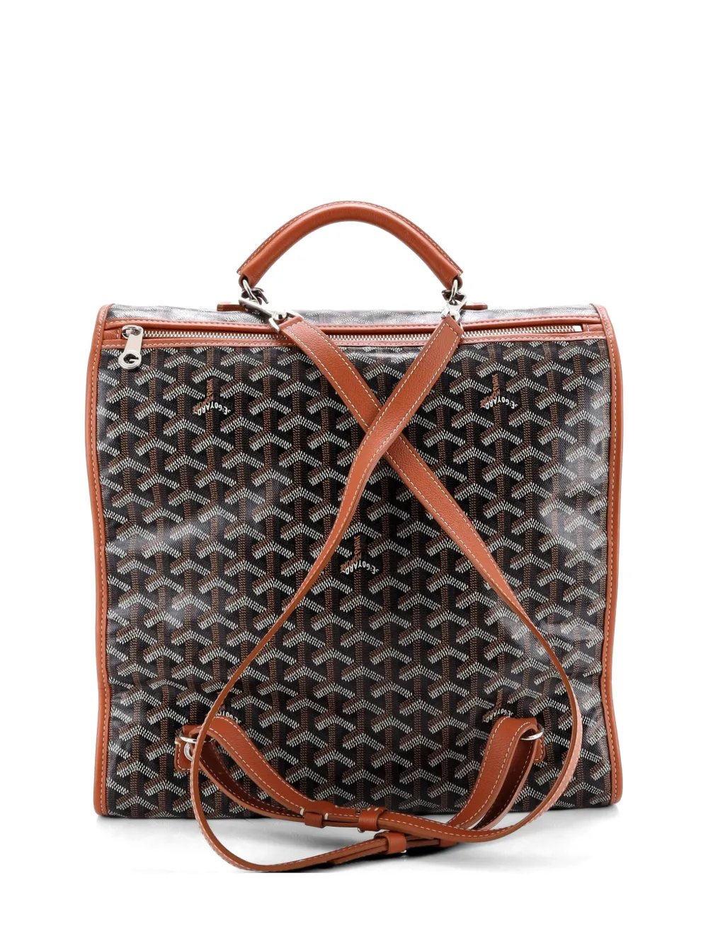 Saint Leger Briefcase Coated Canvas backpack