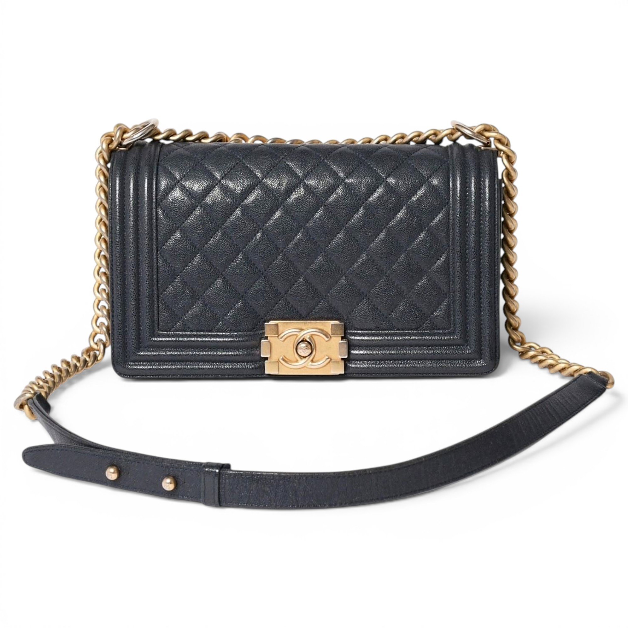 Boy leather handbag