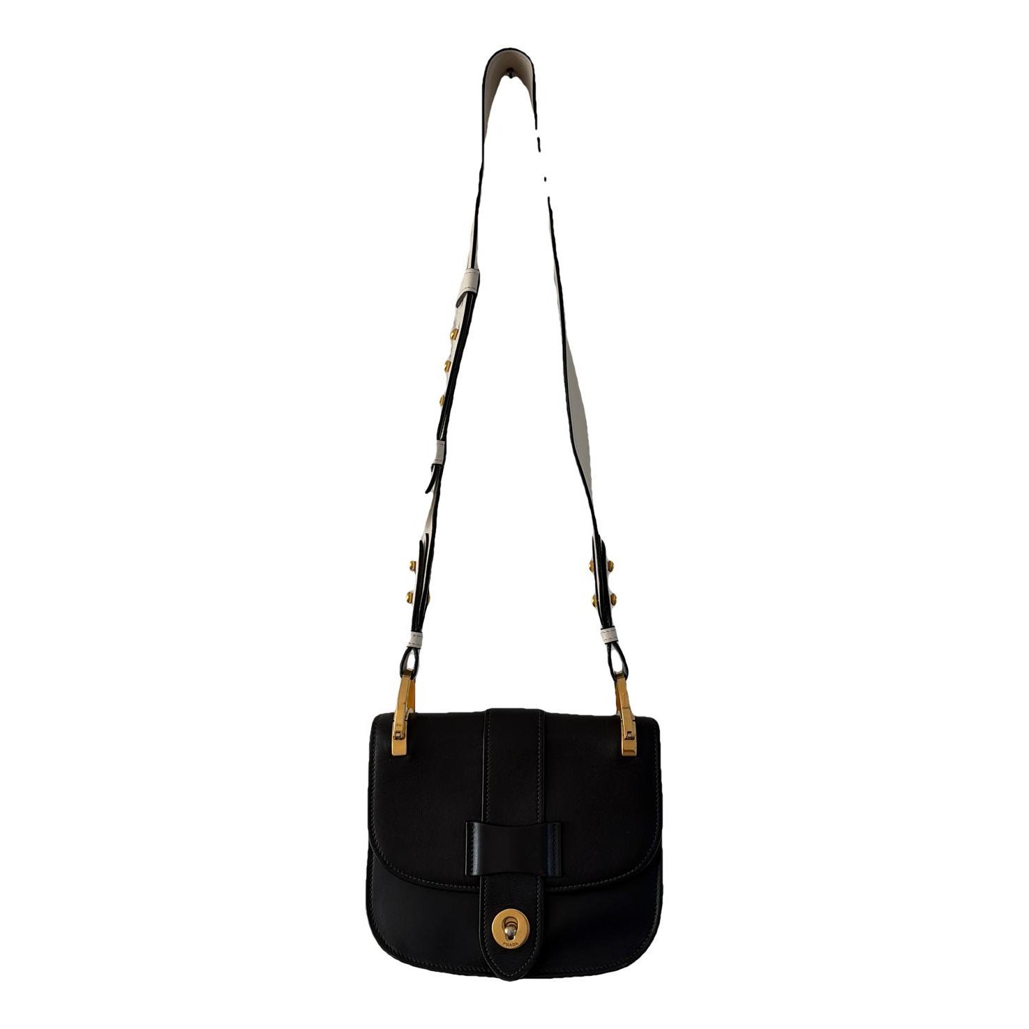 Pionnière leather crossbody bag