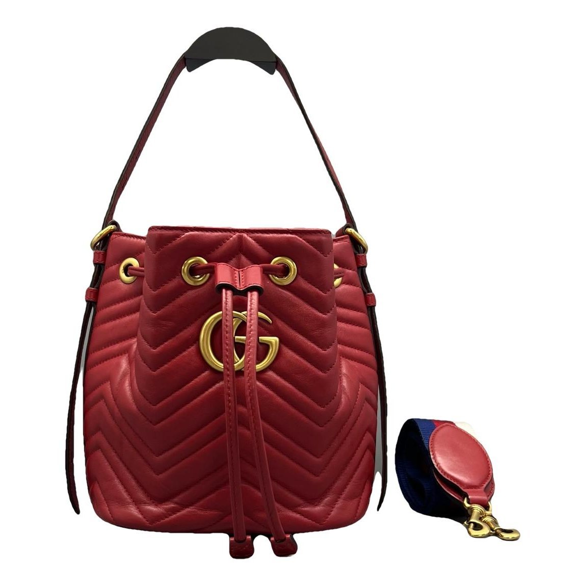 GG Marmont Bucket leather handbag