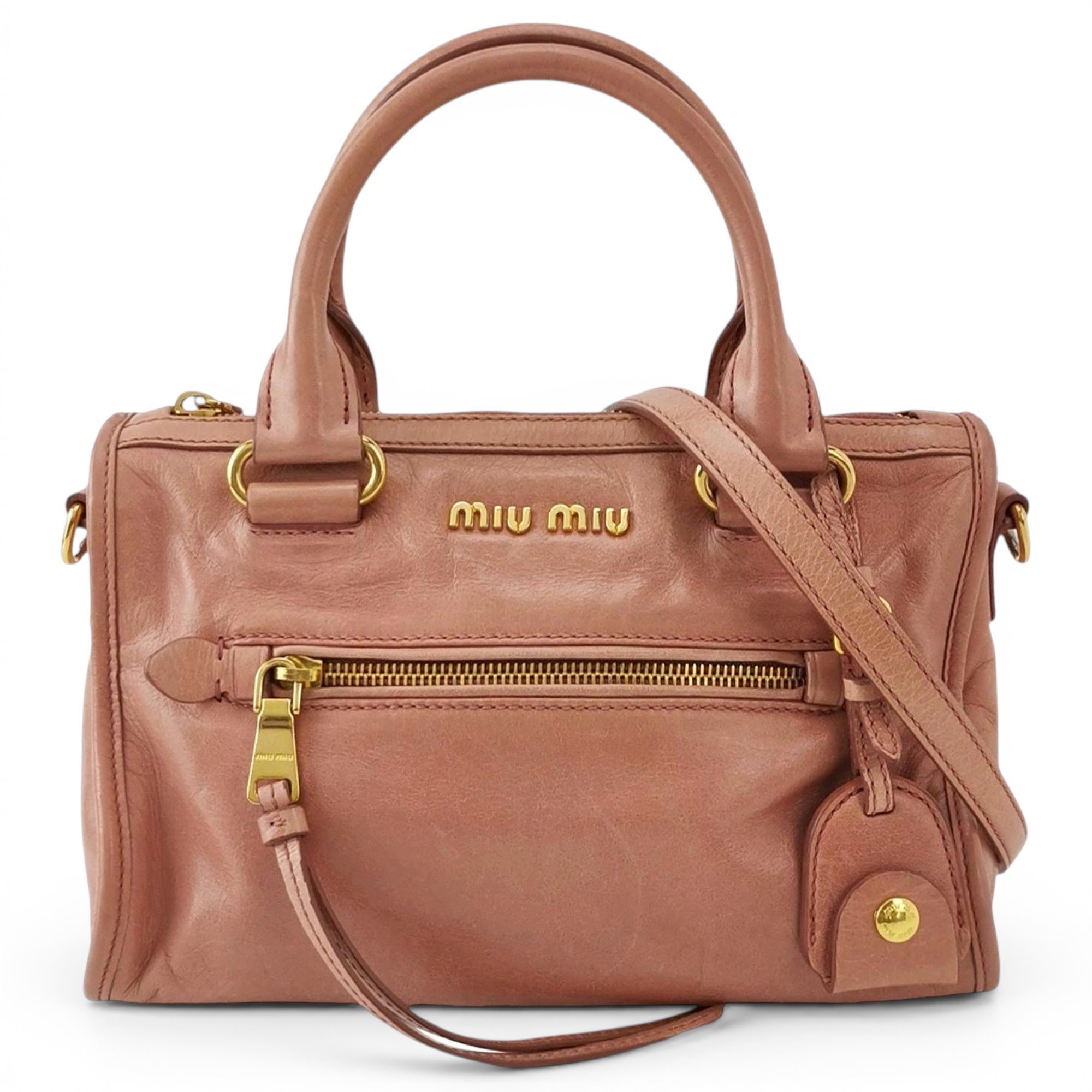 Leather handbag