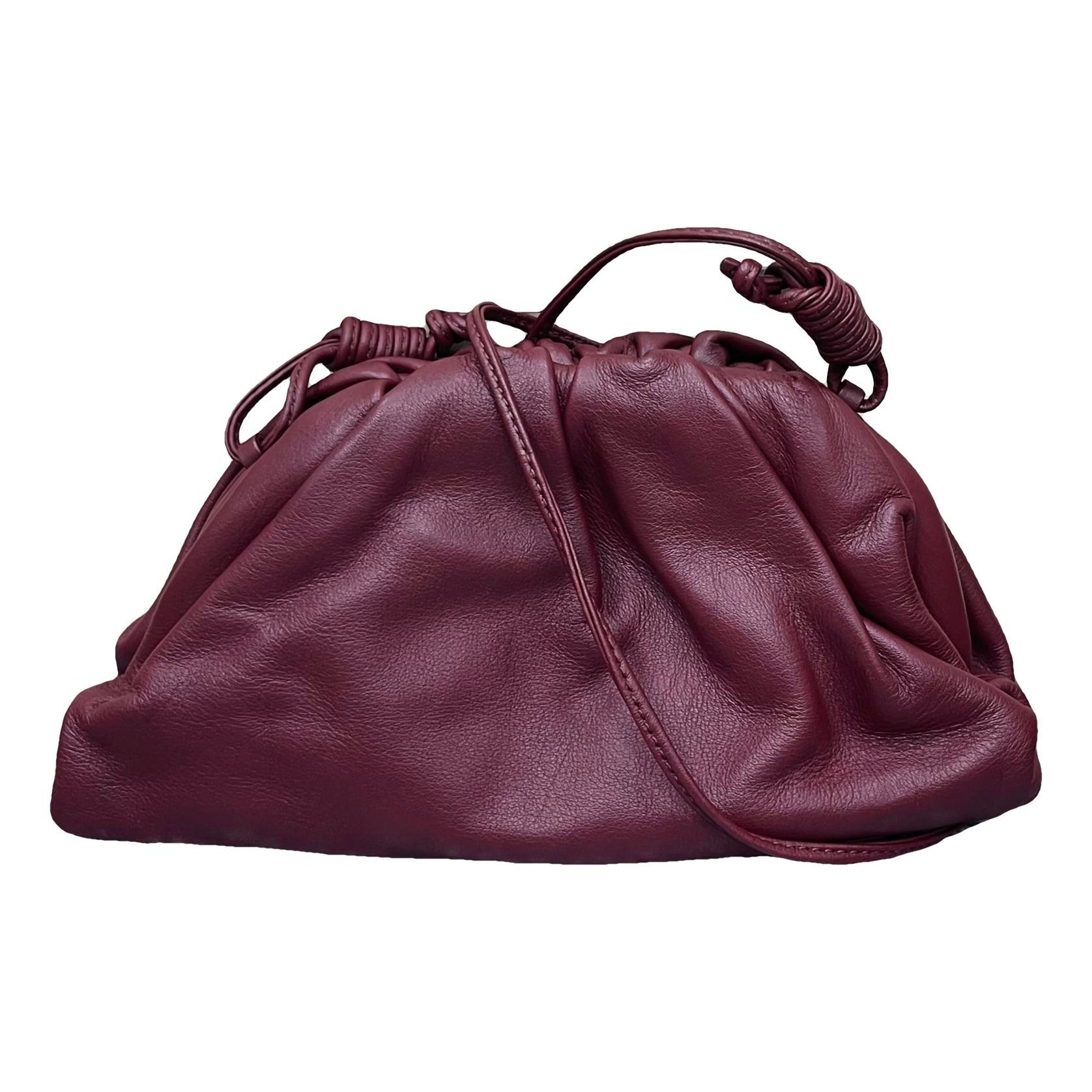 Pouch leather handbag