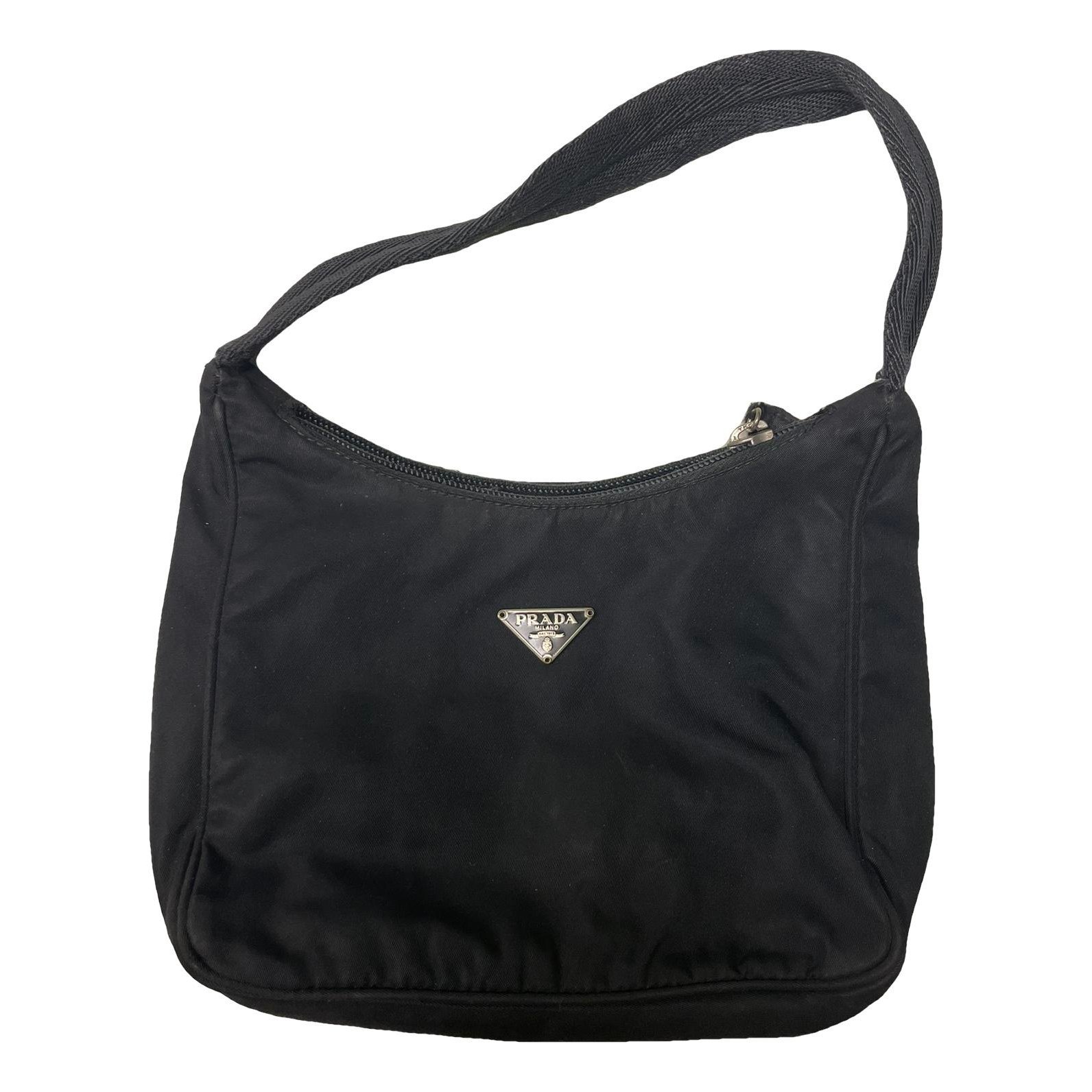 Re-Nylon cloth clutch bag