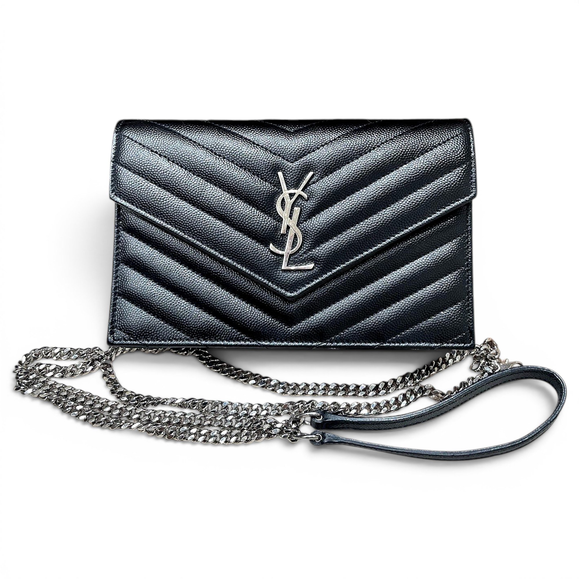 Portefeuille enveloppe leather handbag