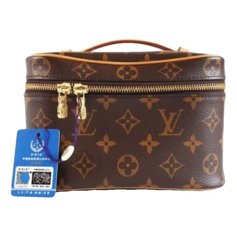Vanity leather handbag