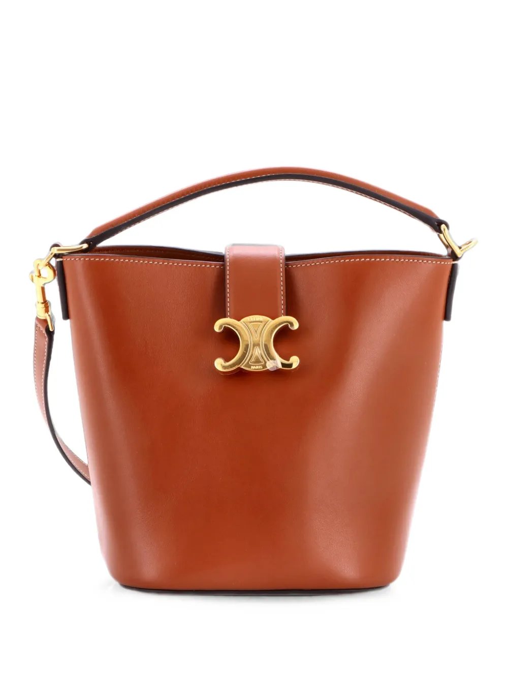 Louise Bag Leather Small bucket bag