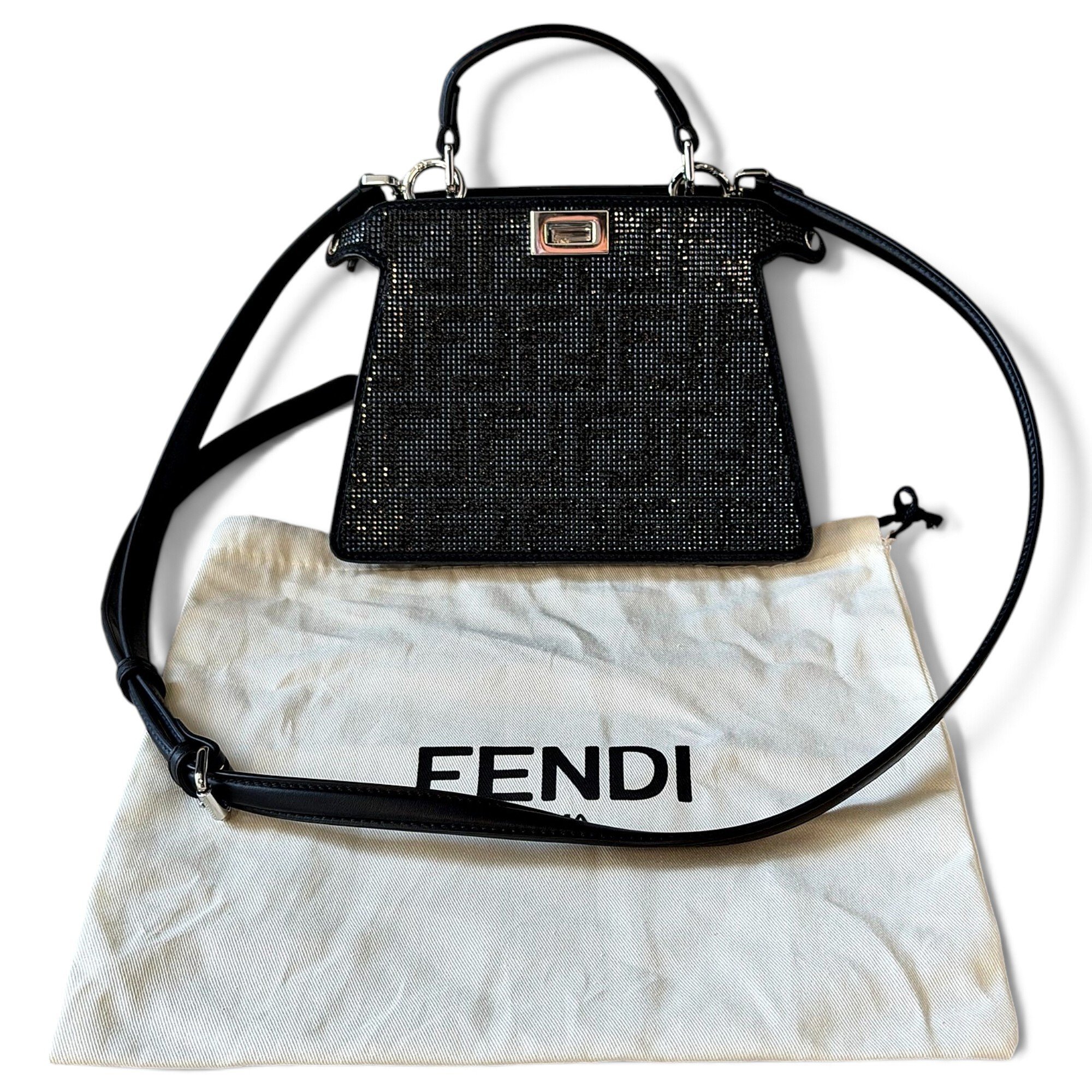 Peekaboo leather handbag