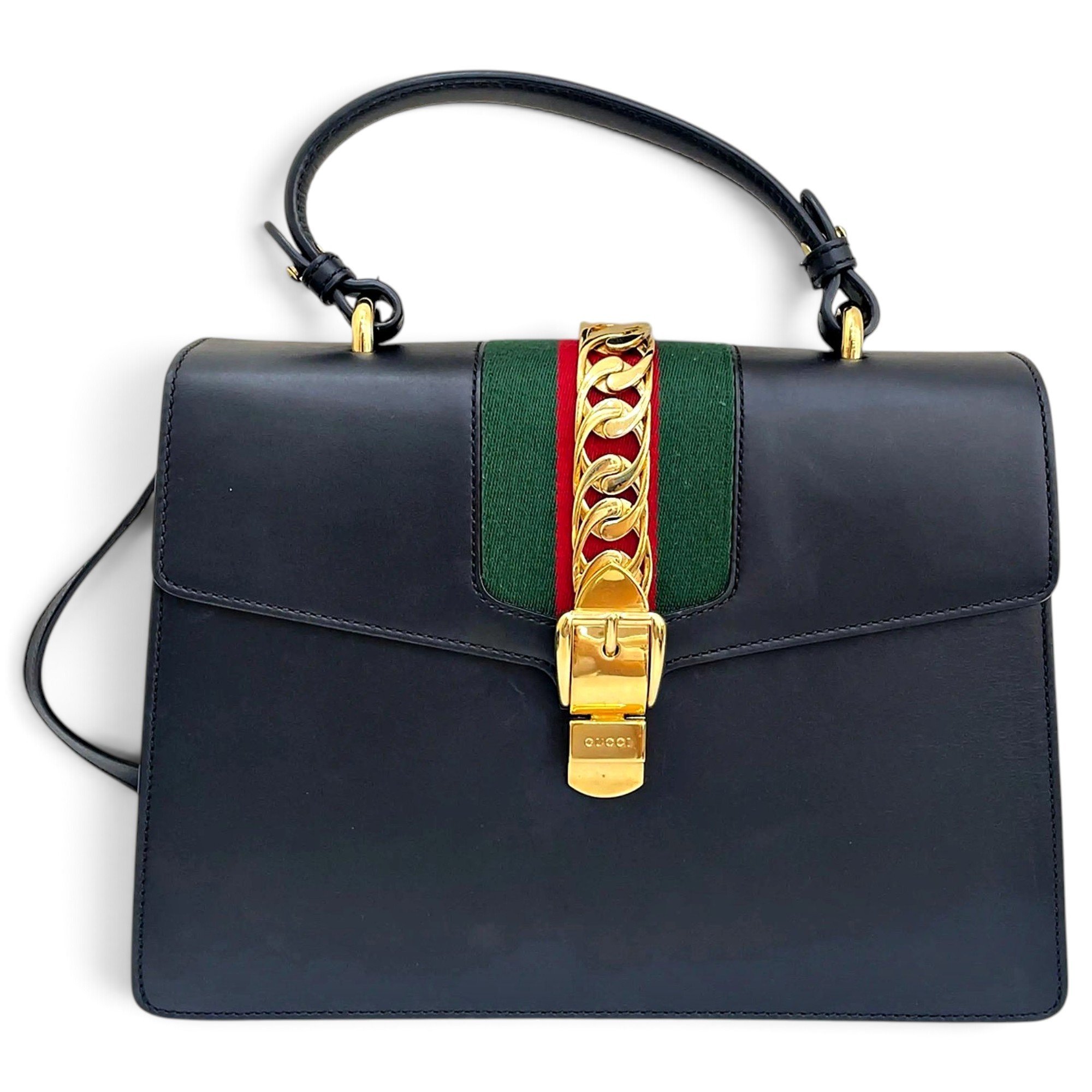 Sylvie Top Handle leather crossbody bag