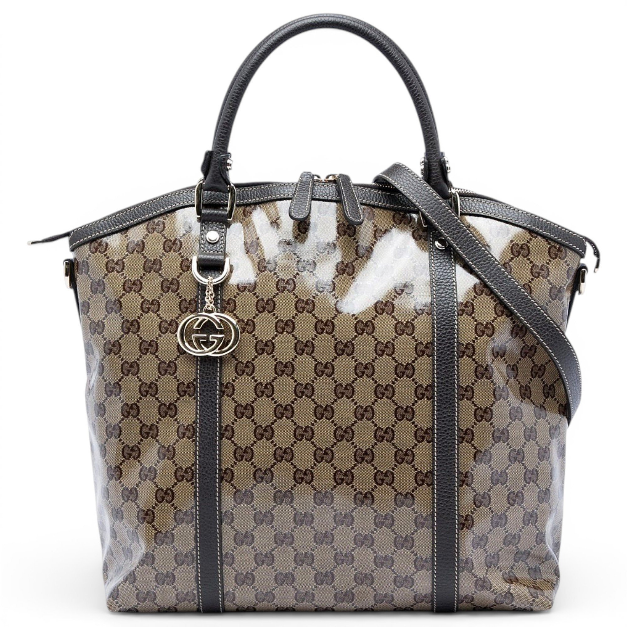 Leather tote