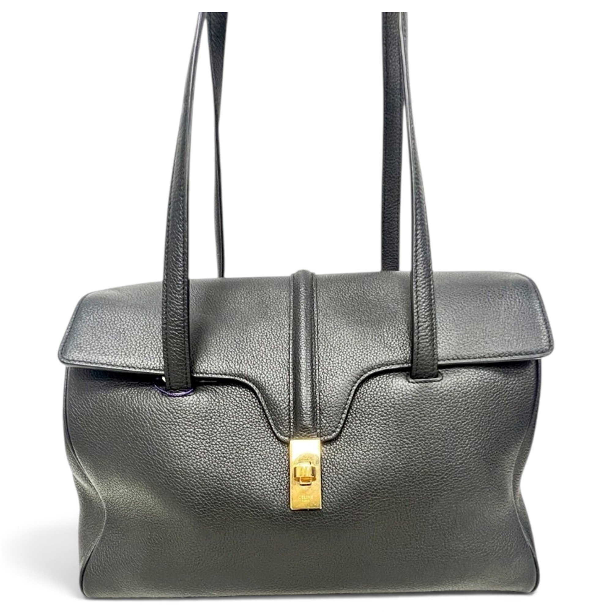 Seau Sangle leather handbag