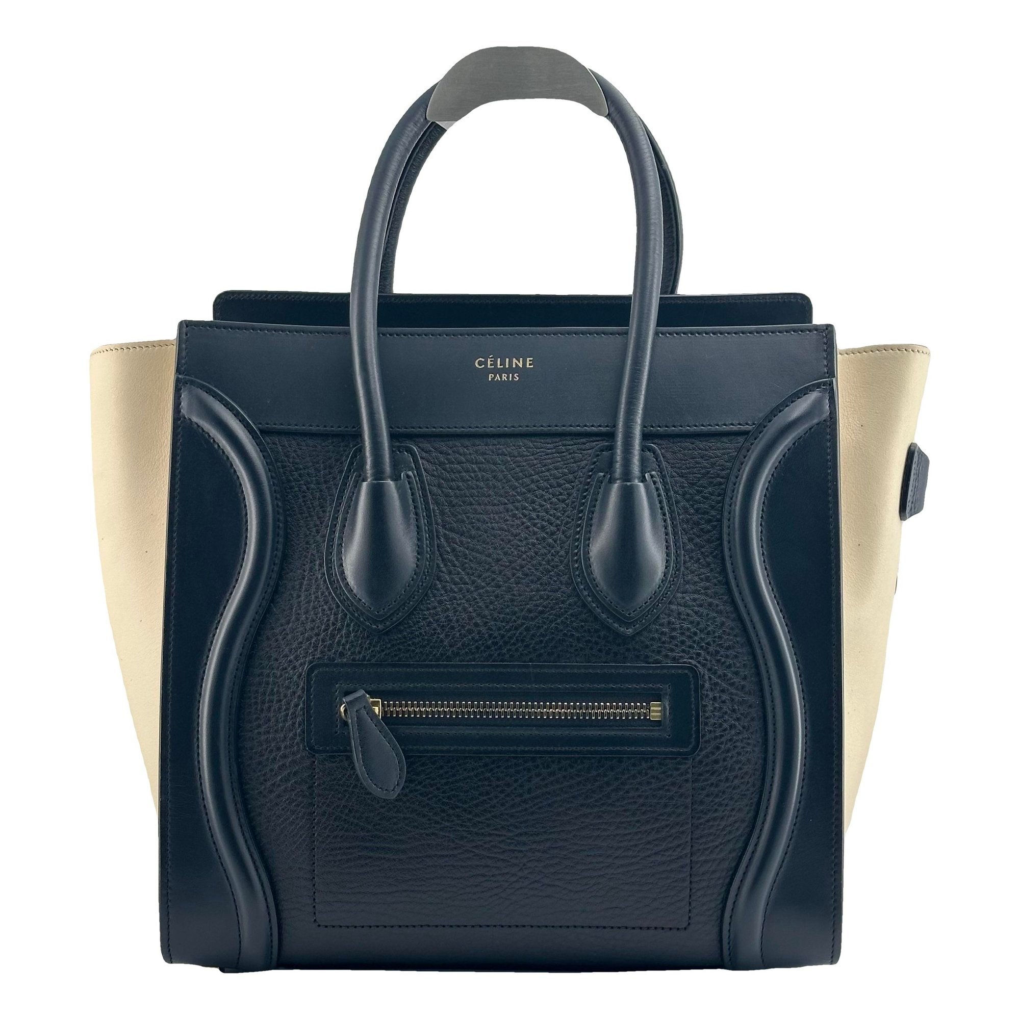 Luggage leather handbag