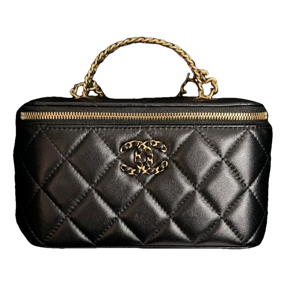 Trendy CC Vanity leather handbag