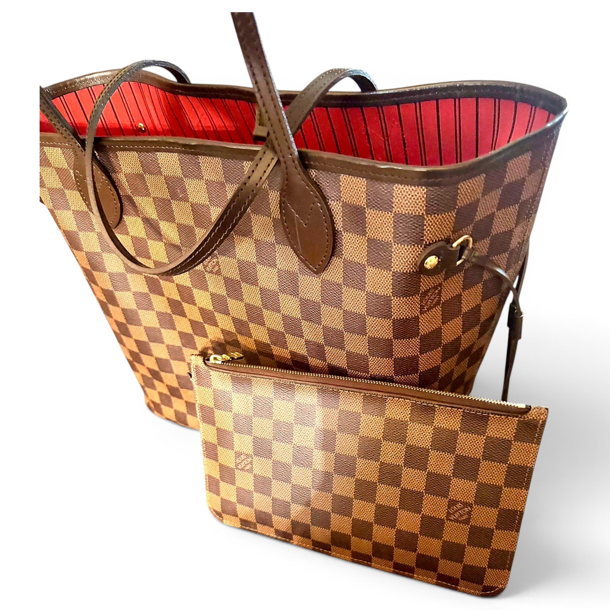 Neverfull leather tote