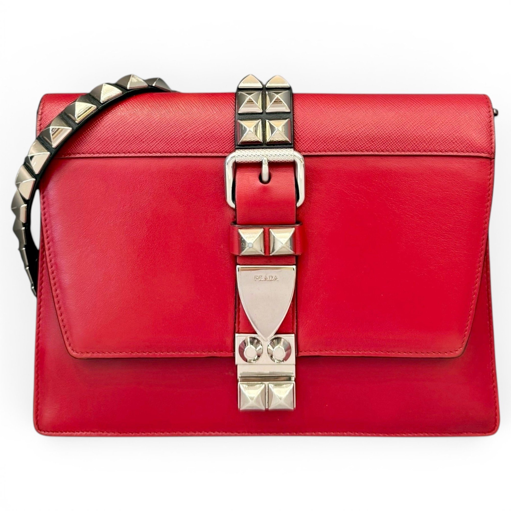 Prada Pony-style calfskin handbag