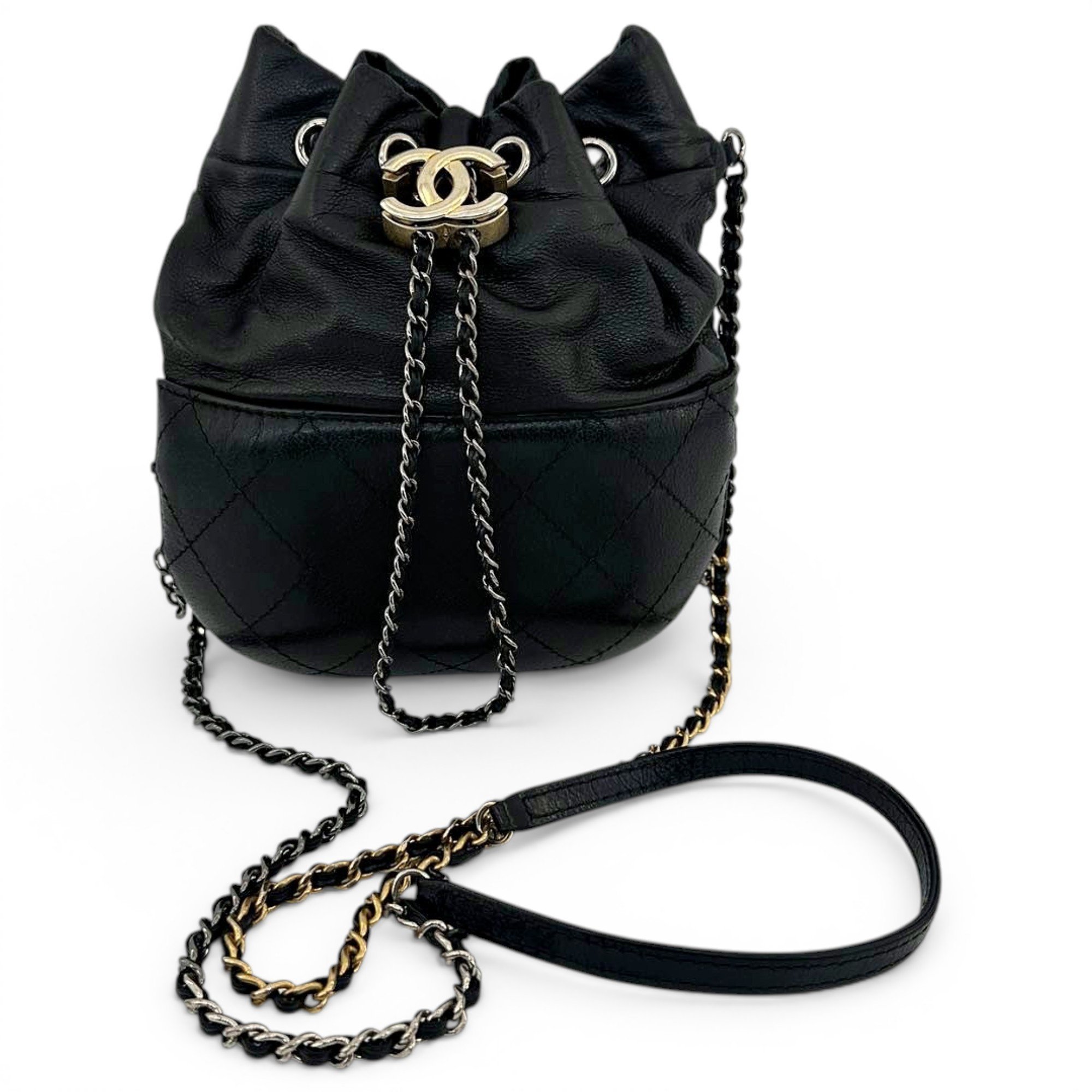 Gabrielle Bucket leather crossbody bag