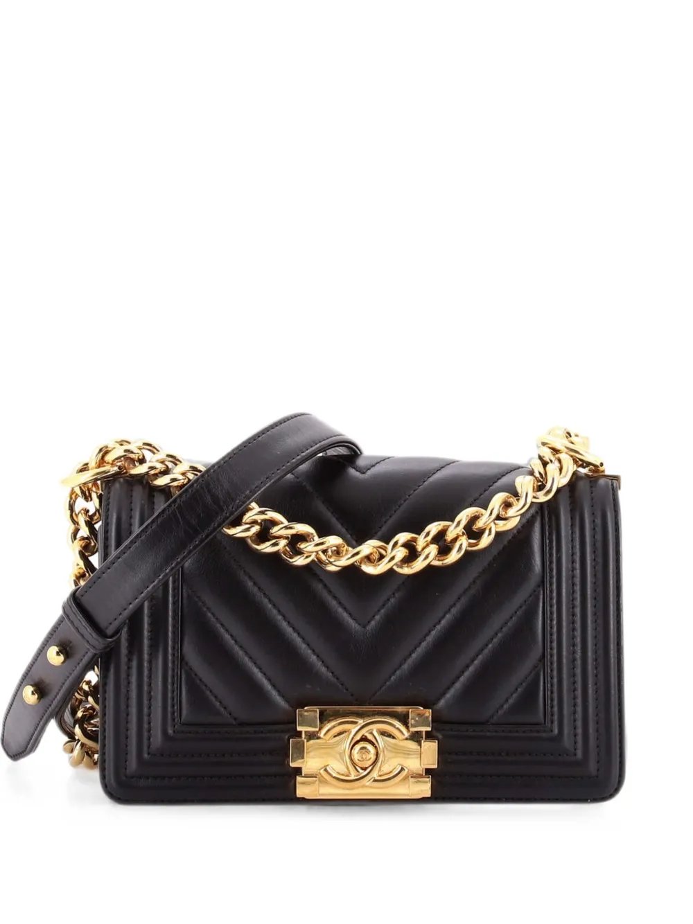 Boy Flap Bag Chevron Calfskin Small crossbody bag