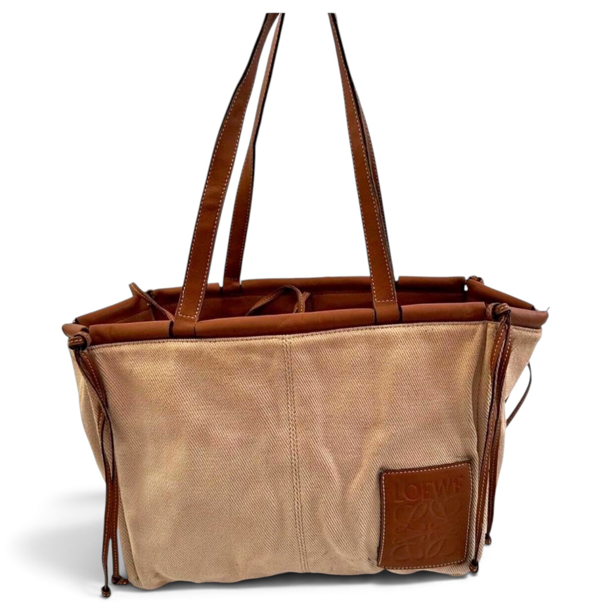T Shopper leather handbag