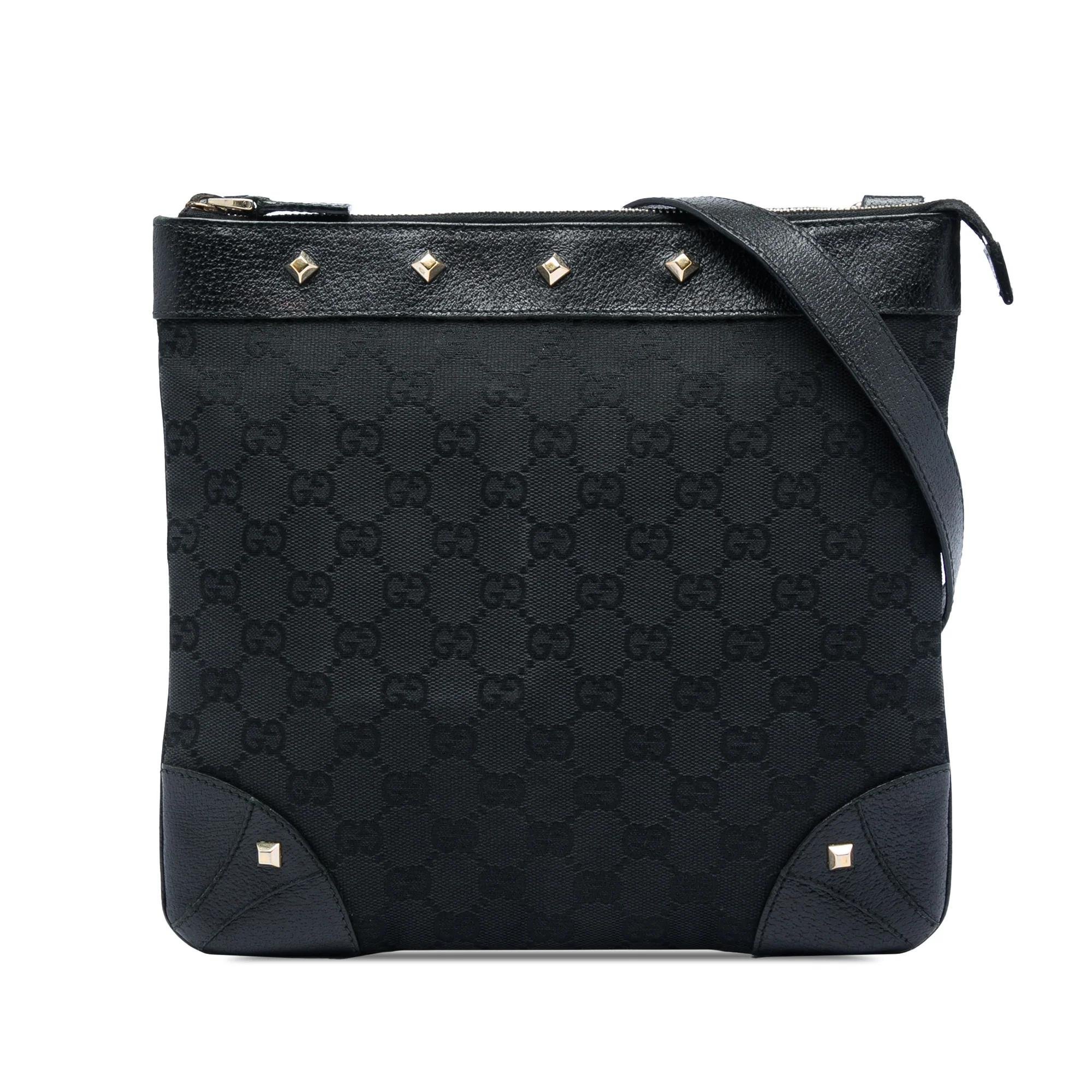 Gucci B leather crossbody bag