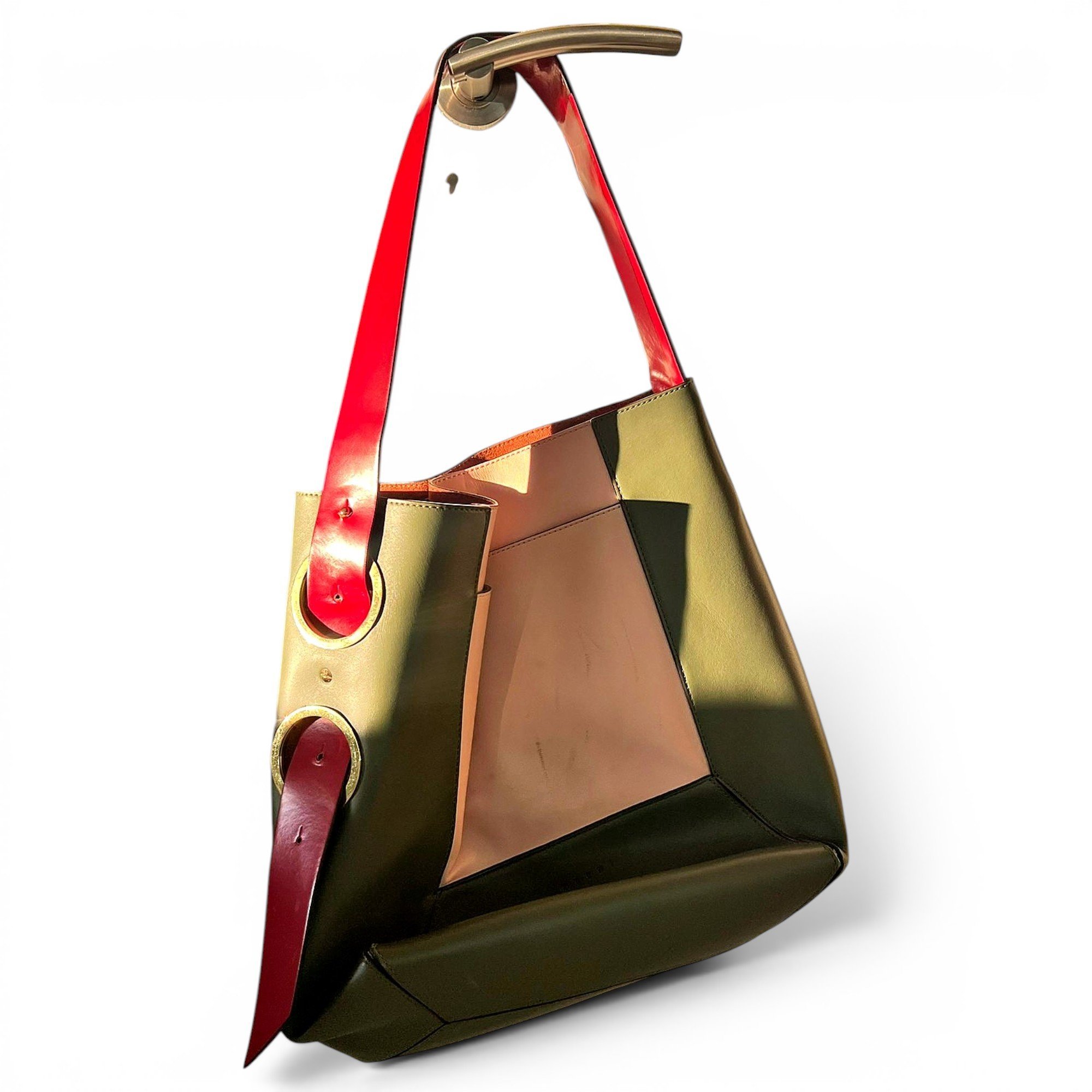 Leather handbag