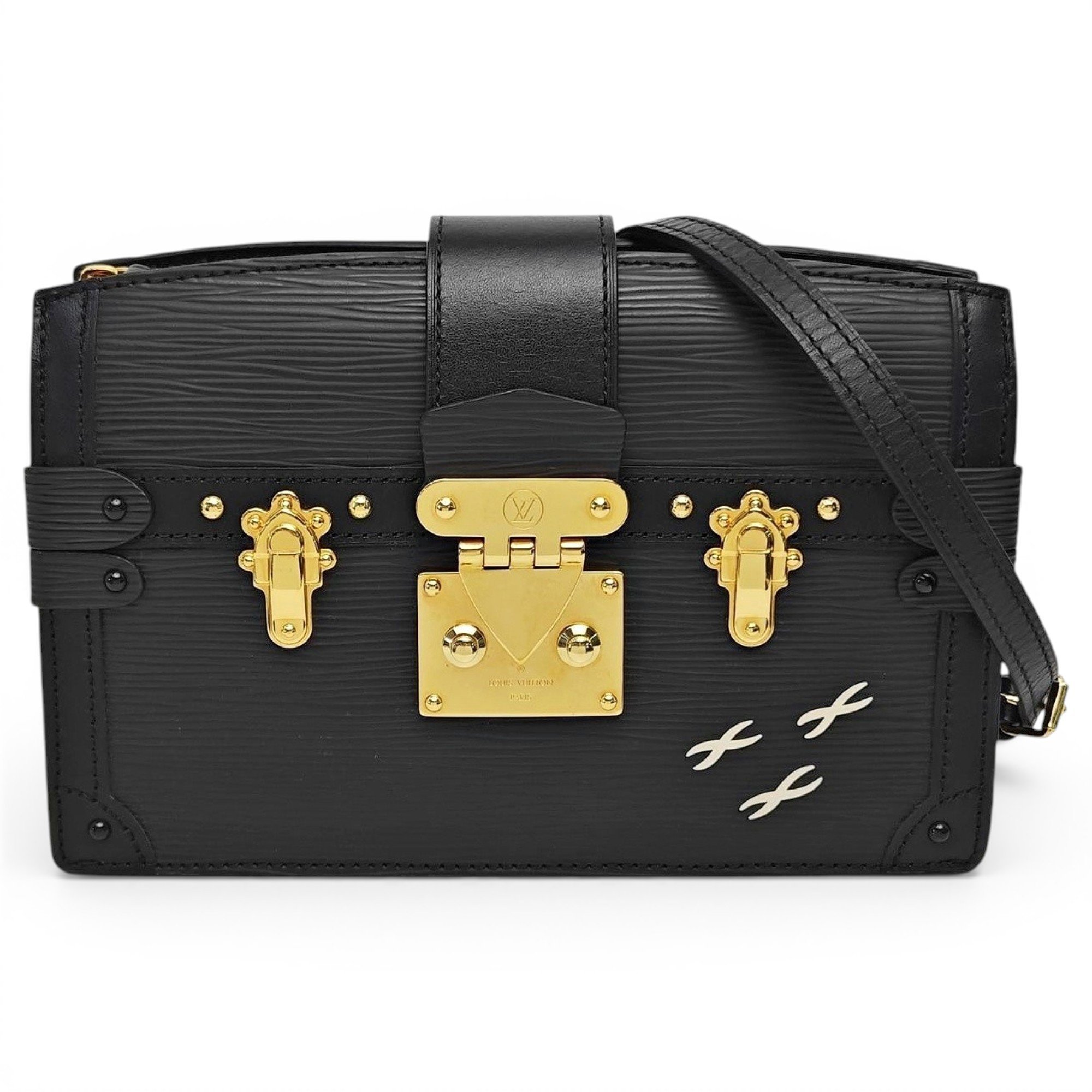 City Trunk leather handbag
