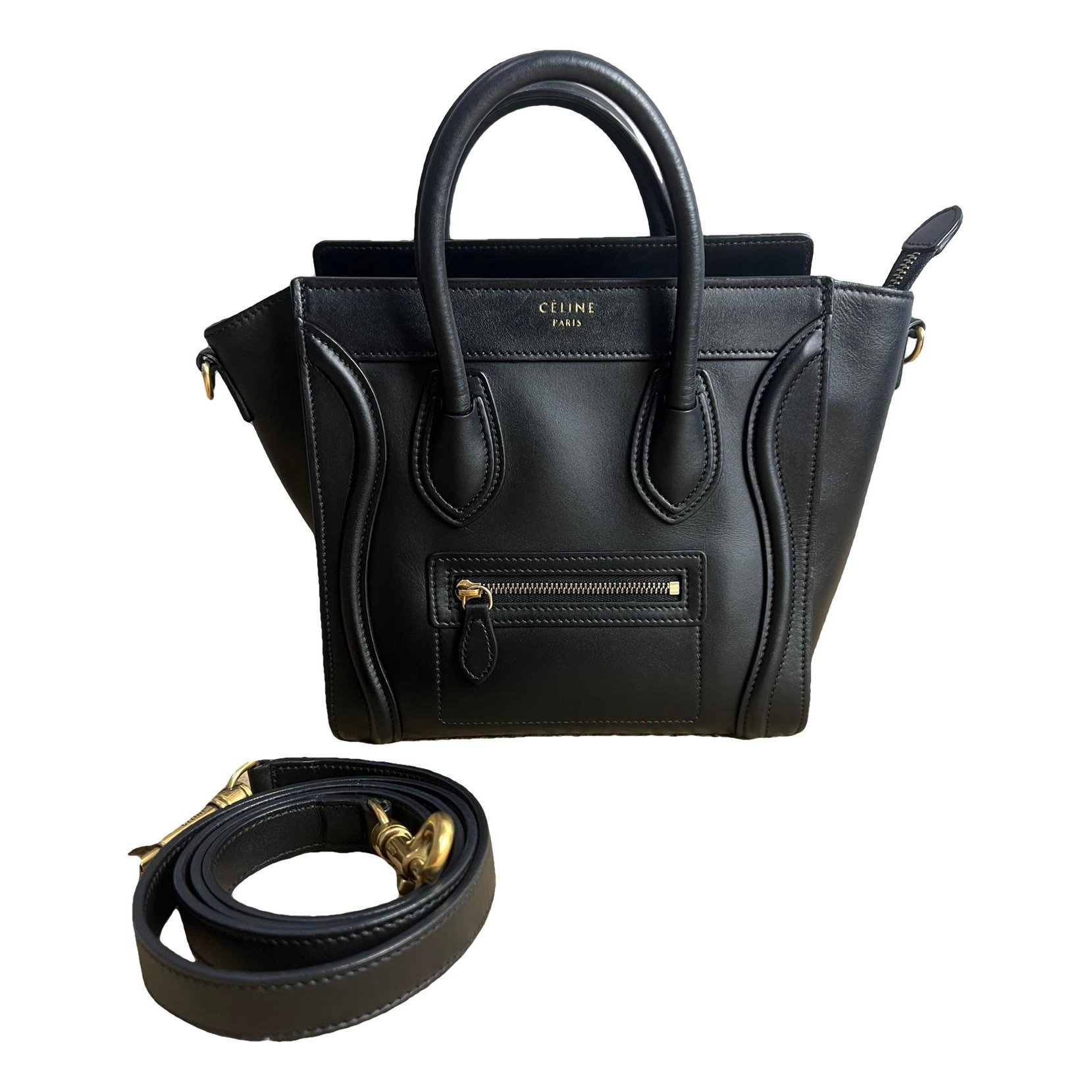 Nano Luggage leather handbag