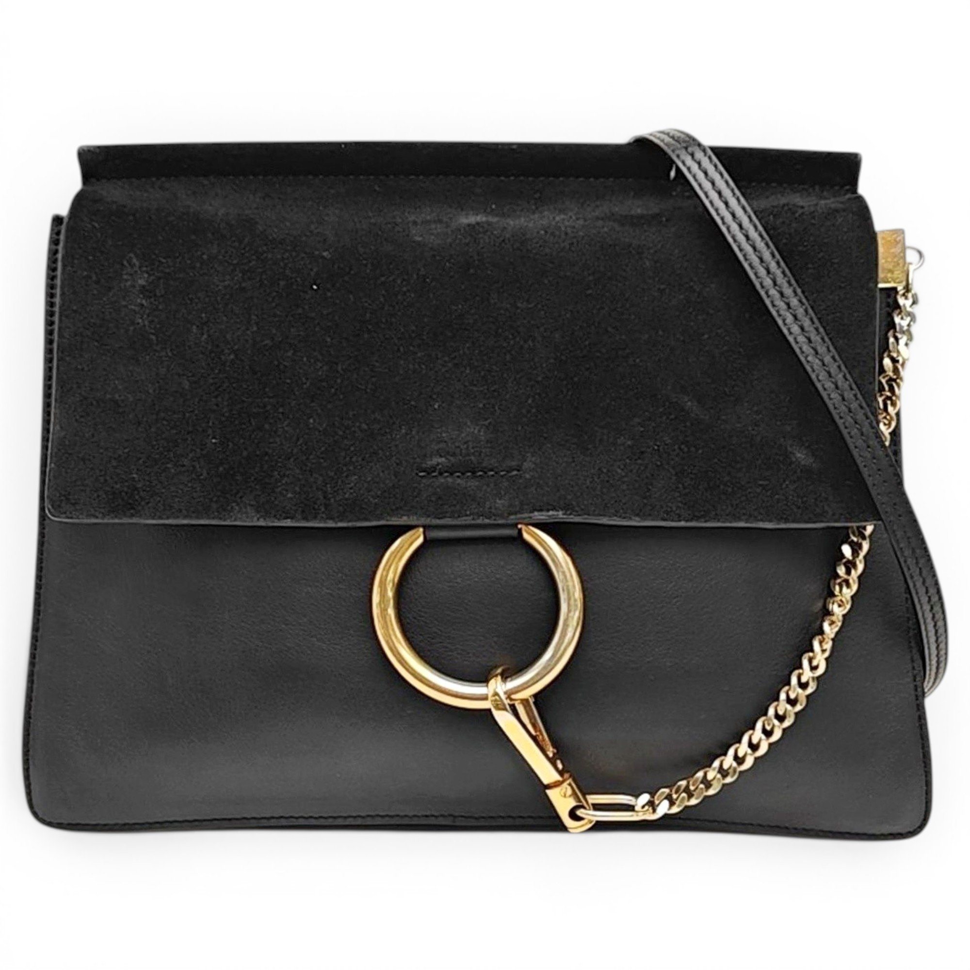 Faye leather handbag