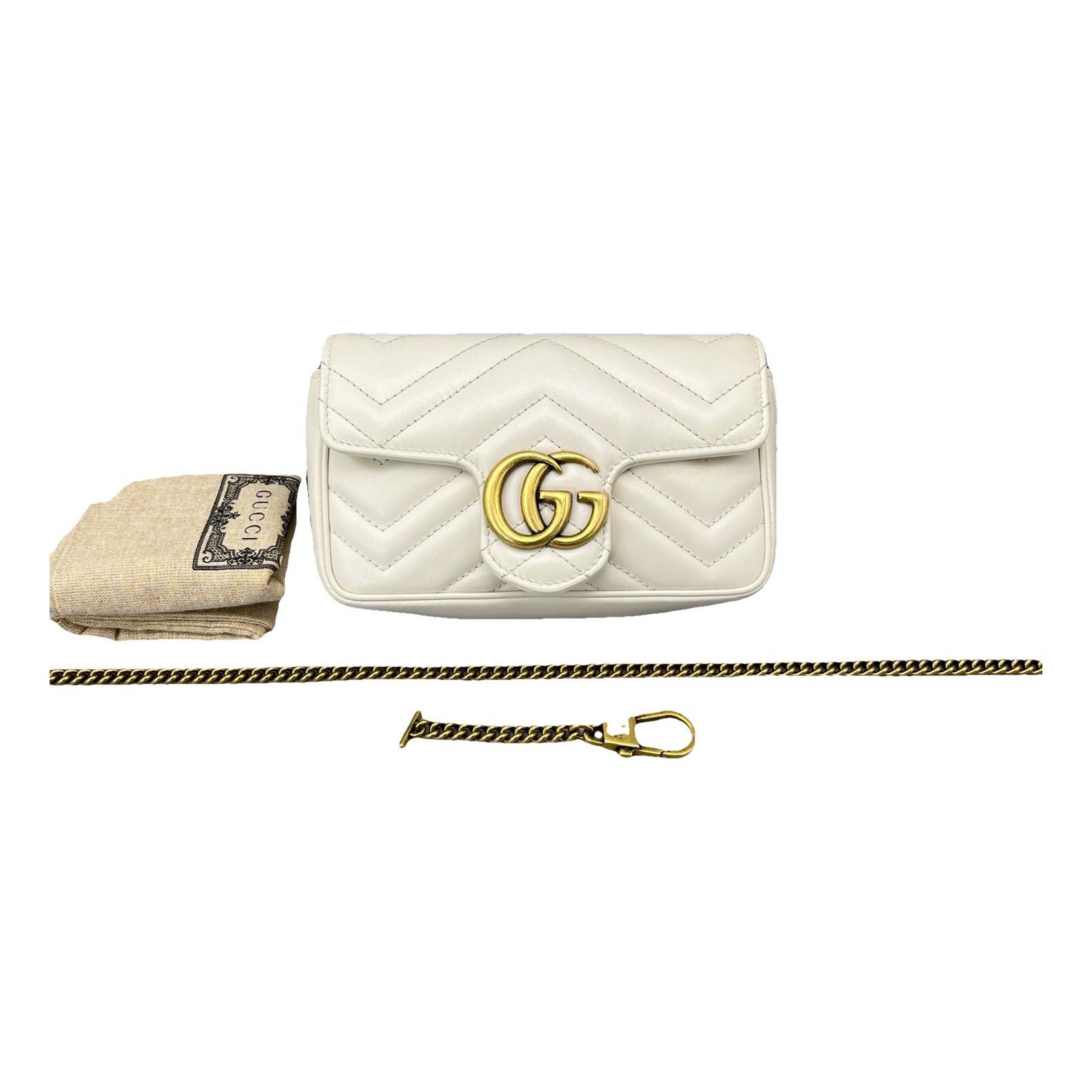 GG Marmont Flap leather crossbody bag