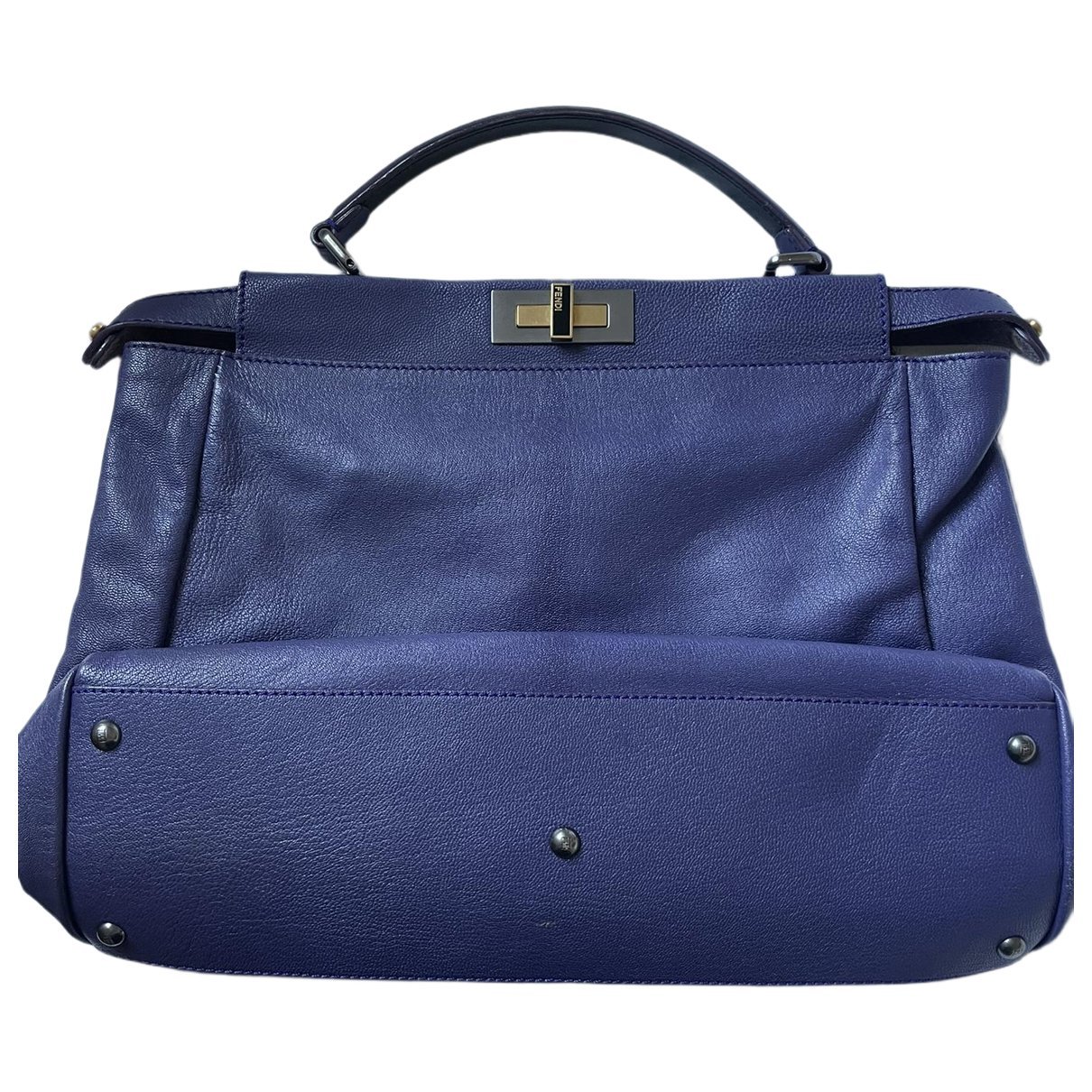 Peekaboo leather handbag