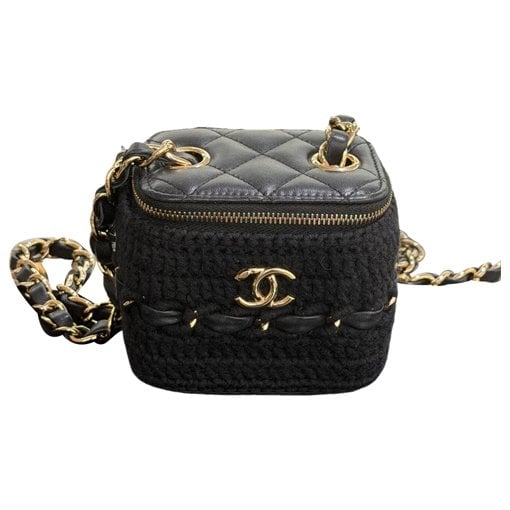 Trendy CC Vanity tweed handbag