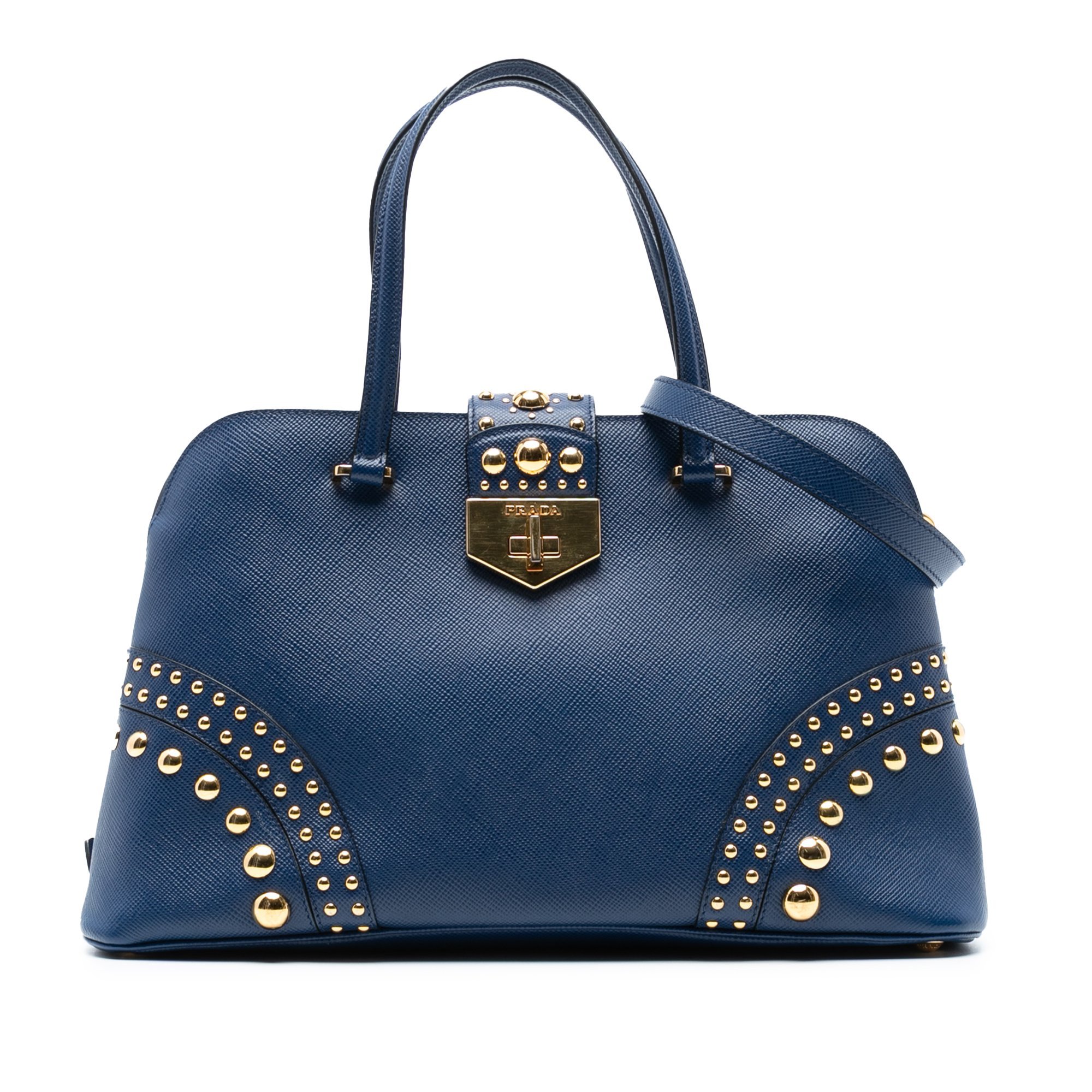 Promenade leather handbag