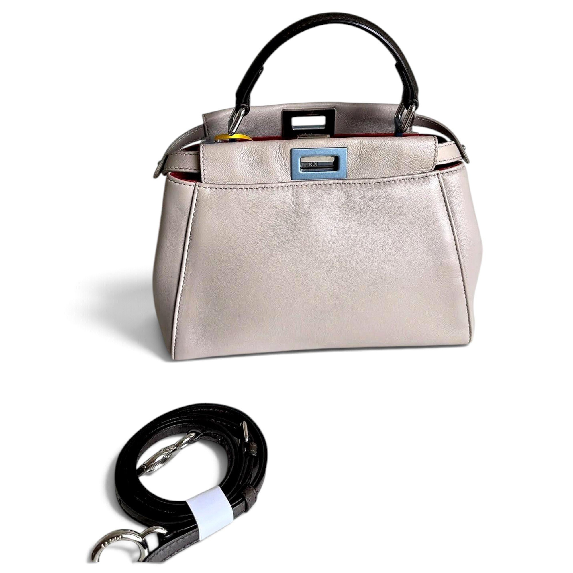 Peekaboo leather handbag
