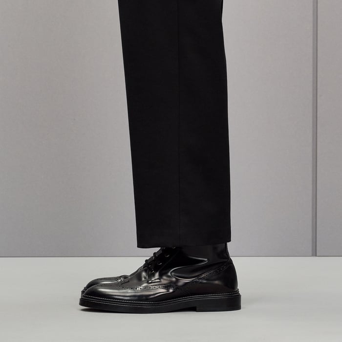 Noir Pleated Palerme Pants