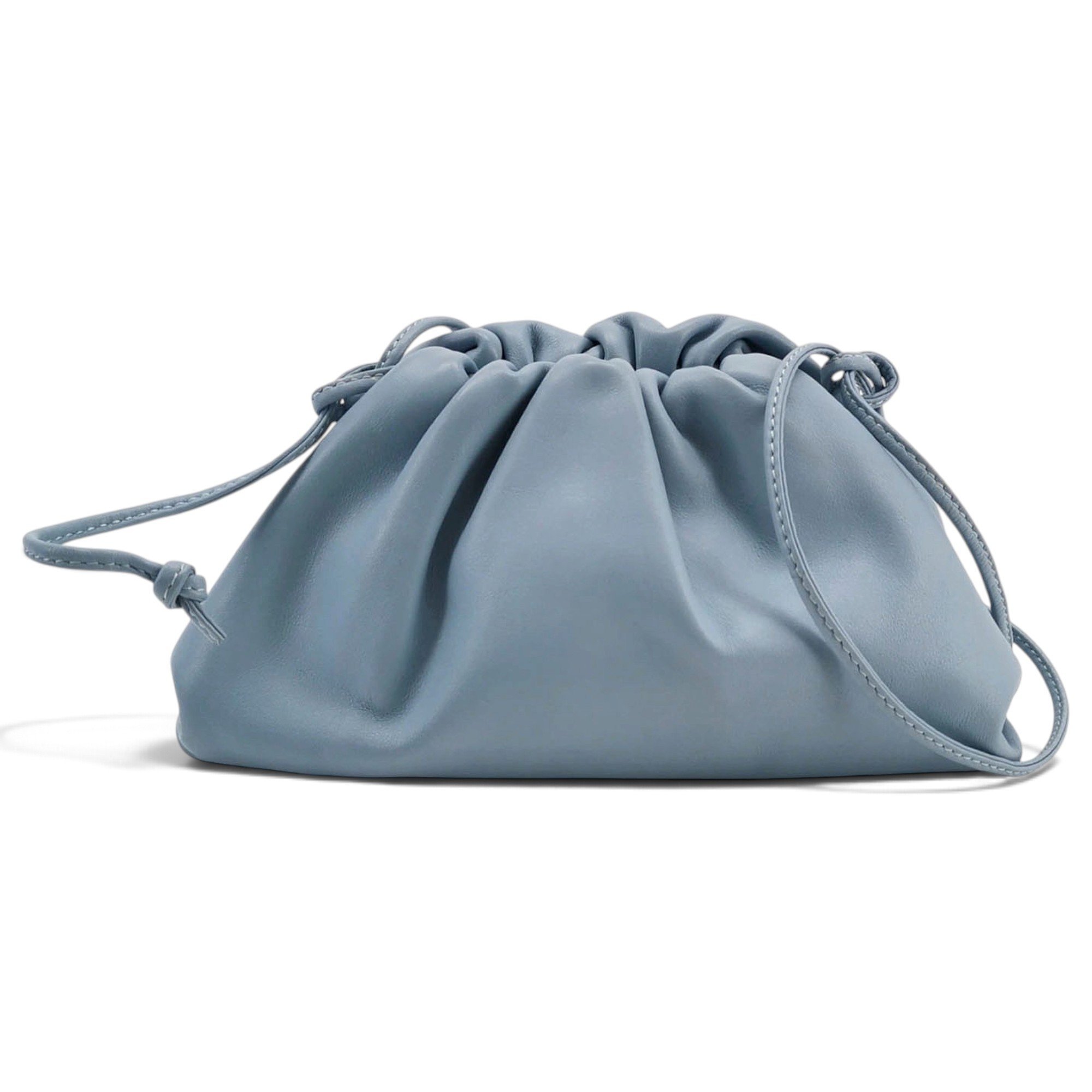 Pouch leather crossbody bag