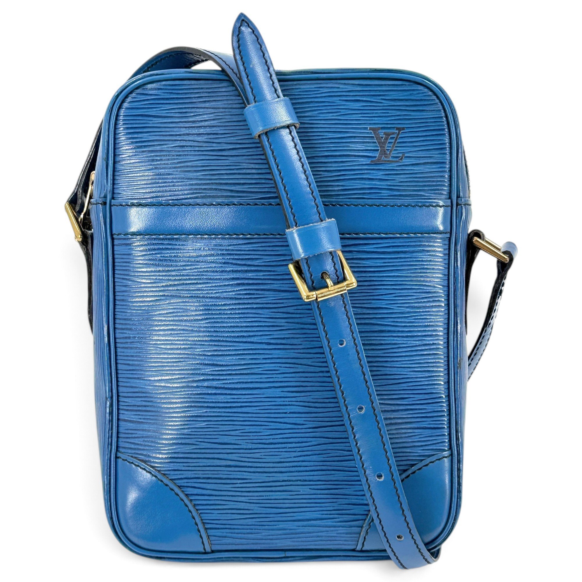 Danube leather crossbody bag