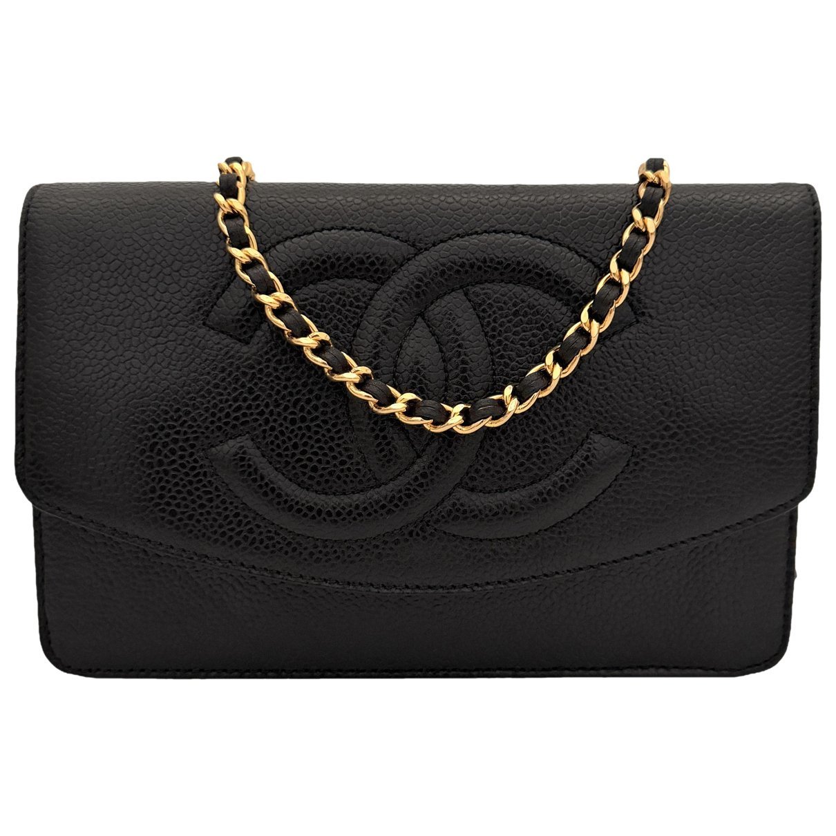Wallet On Chain Timeless/Classique leather handbag