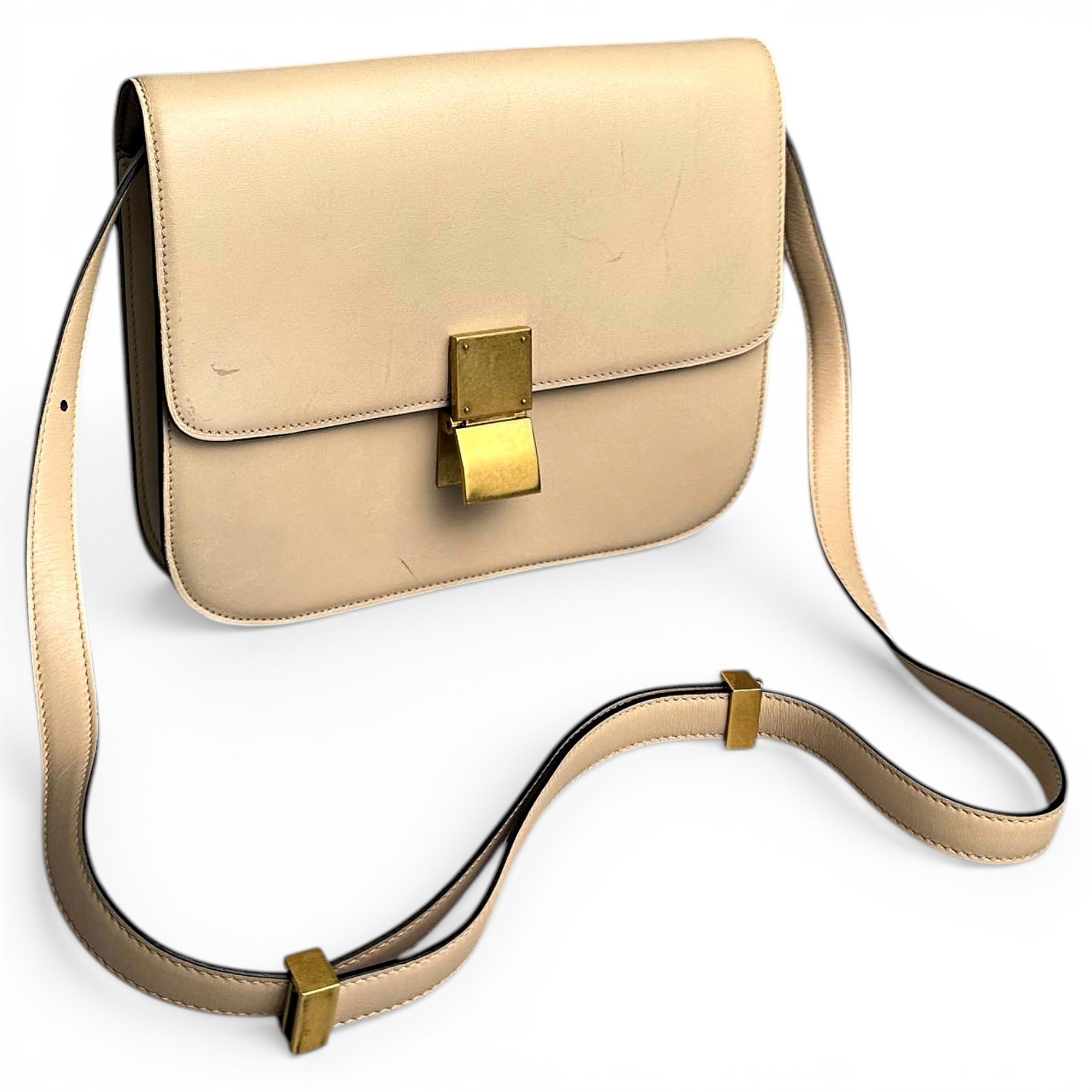 Leather handbag
