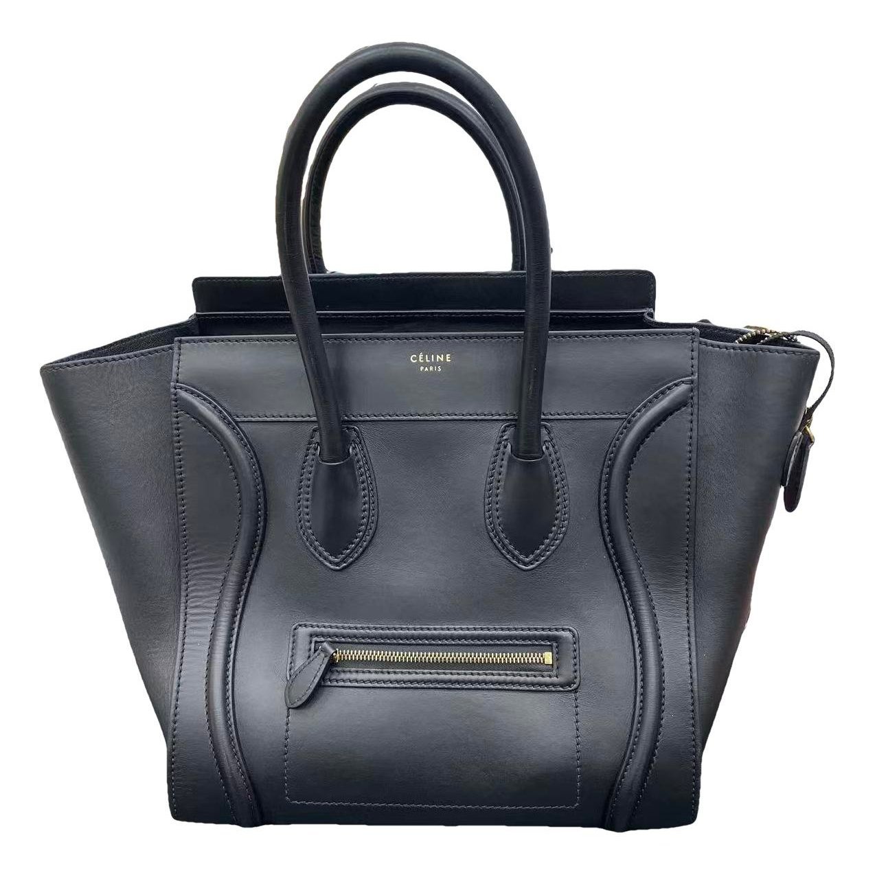 Nano Luggage leather handbag