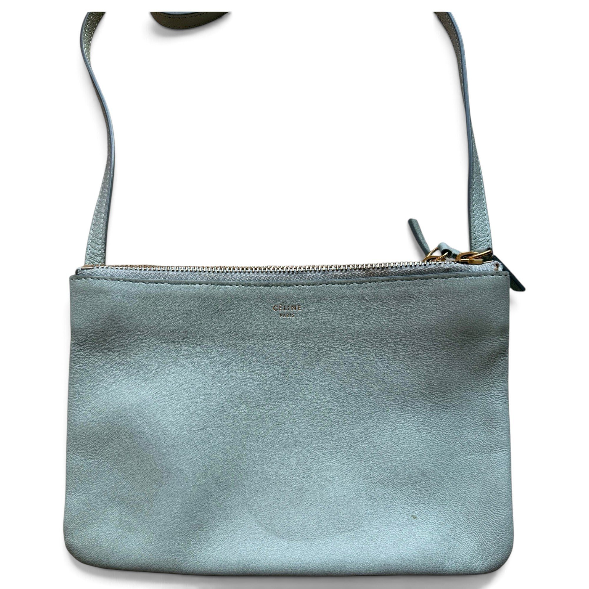 Trio leather crossbody bag