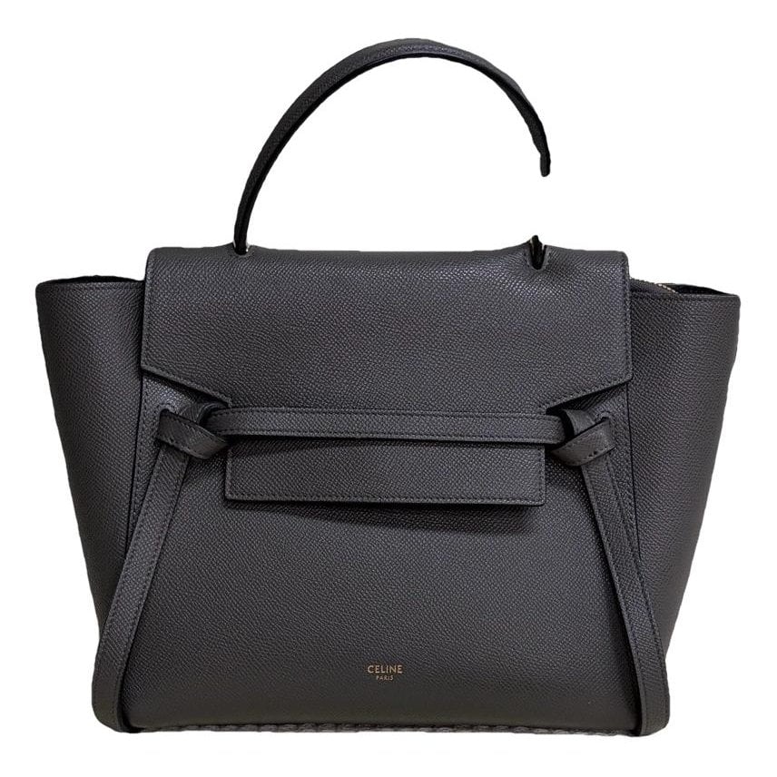 Belt leather handbag