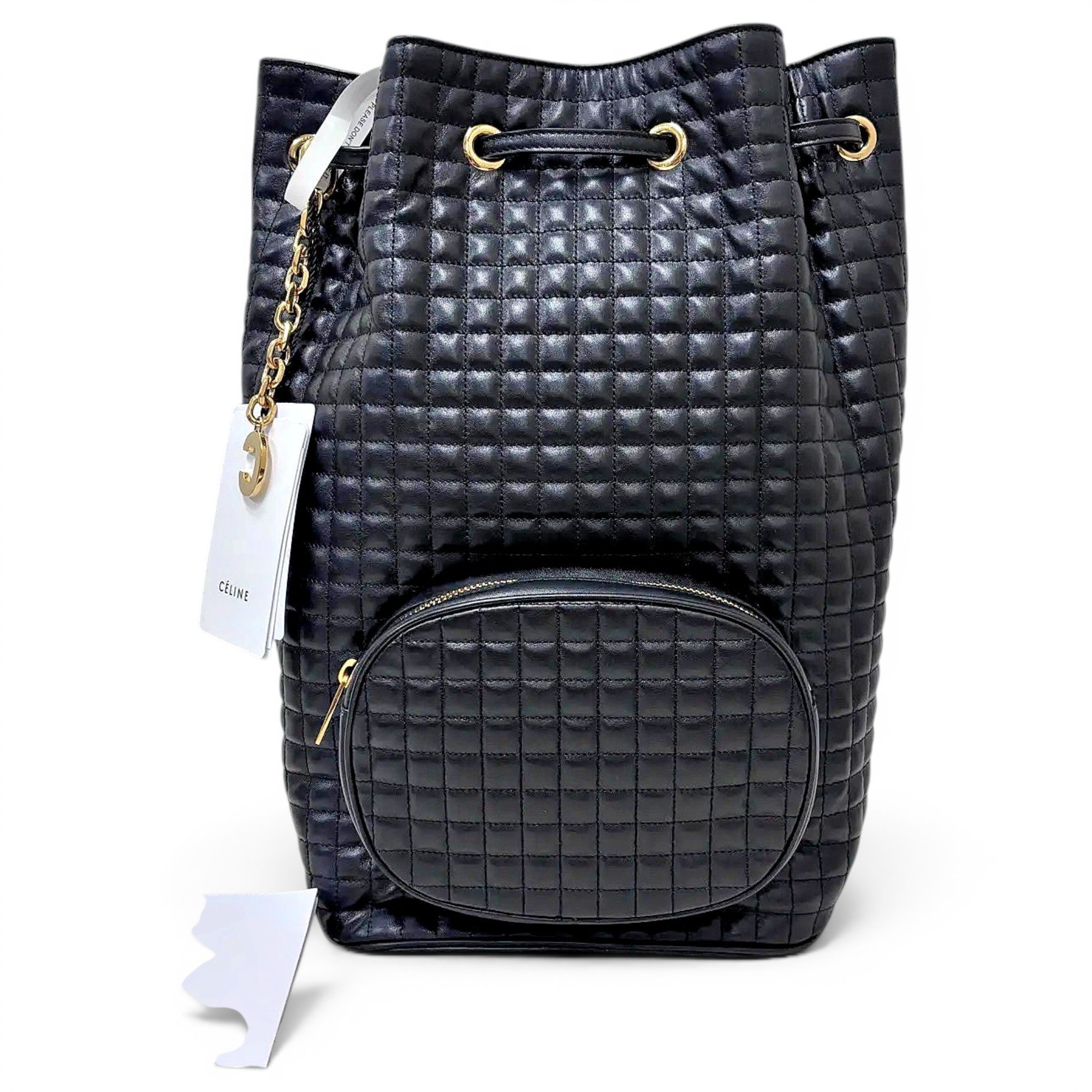 Leather backpack