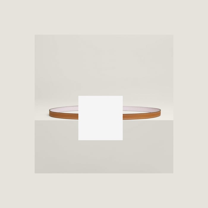 Bubble Belt Buckle & Reversible Leather Strap 13 MM