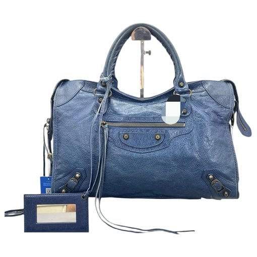 Balenciaga City leather satchel