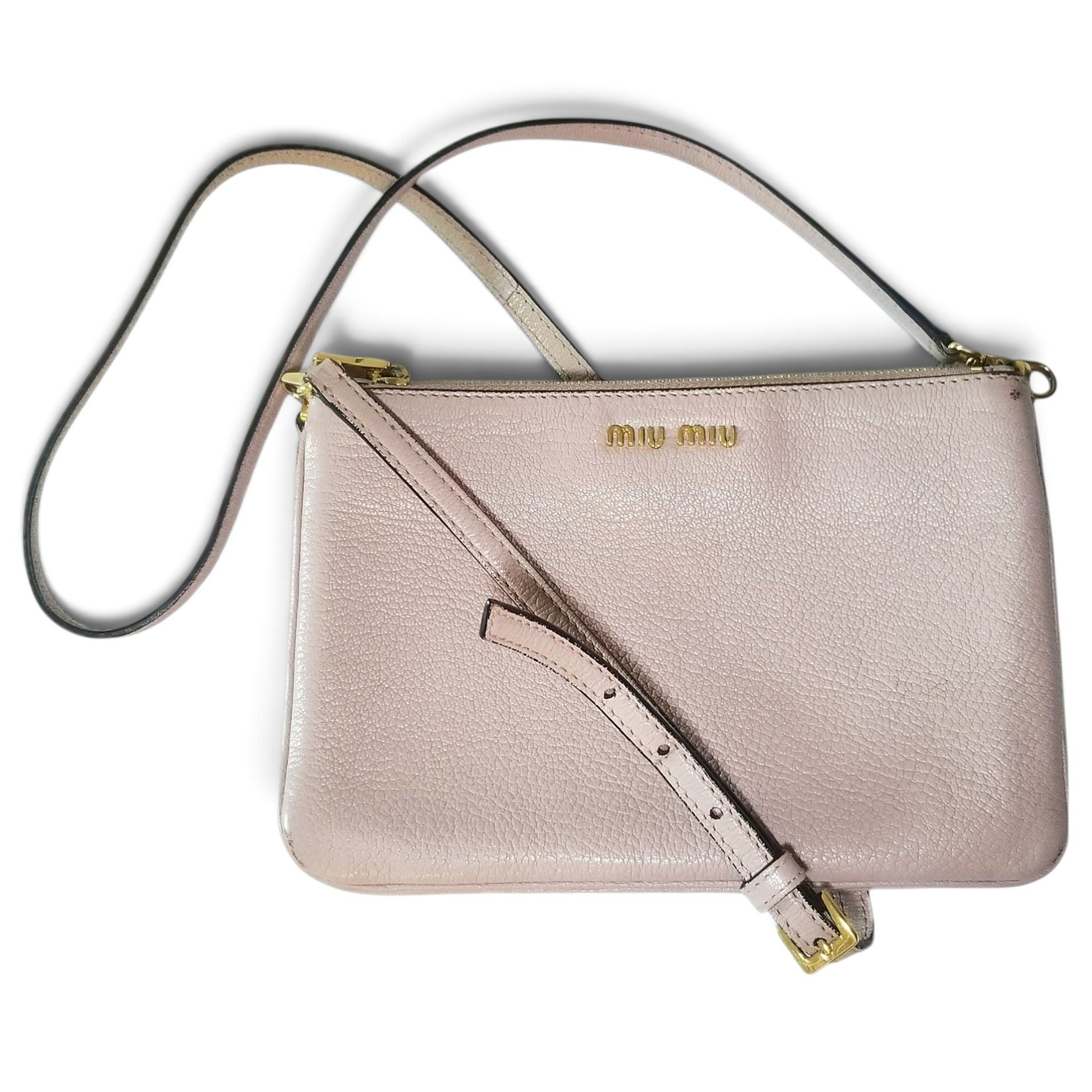 Miu Miu Miu Club leather crossbody bag