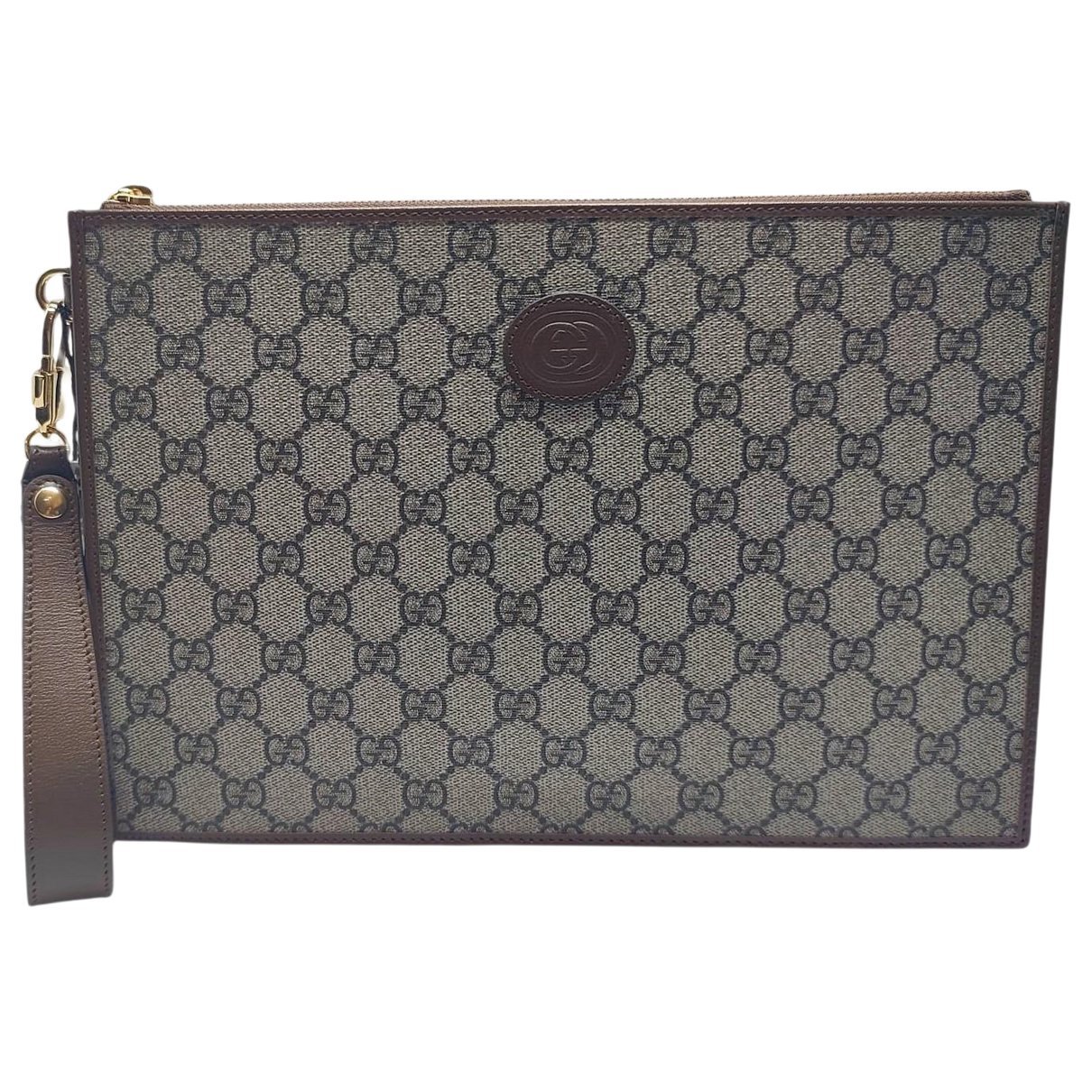 Ophidia cloth clutch bag