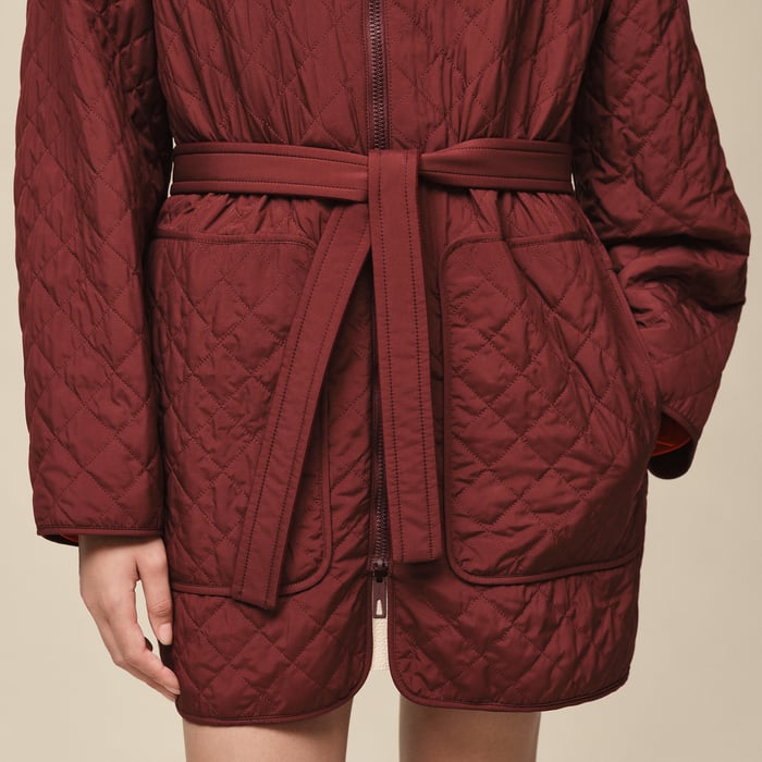 Rouge Carmin Reversible Coat