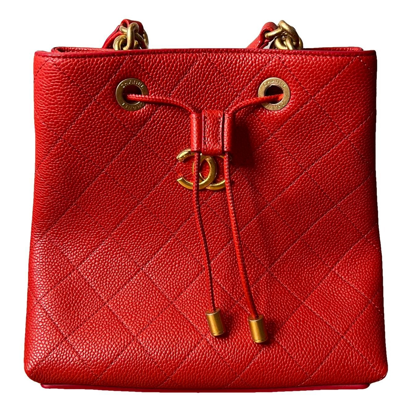 Leather handbag