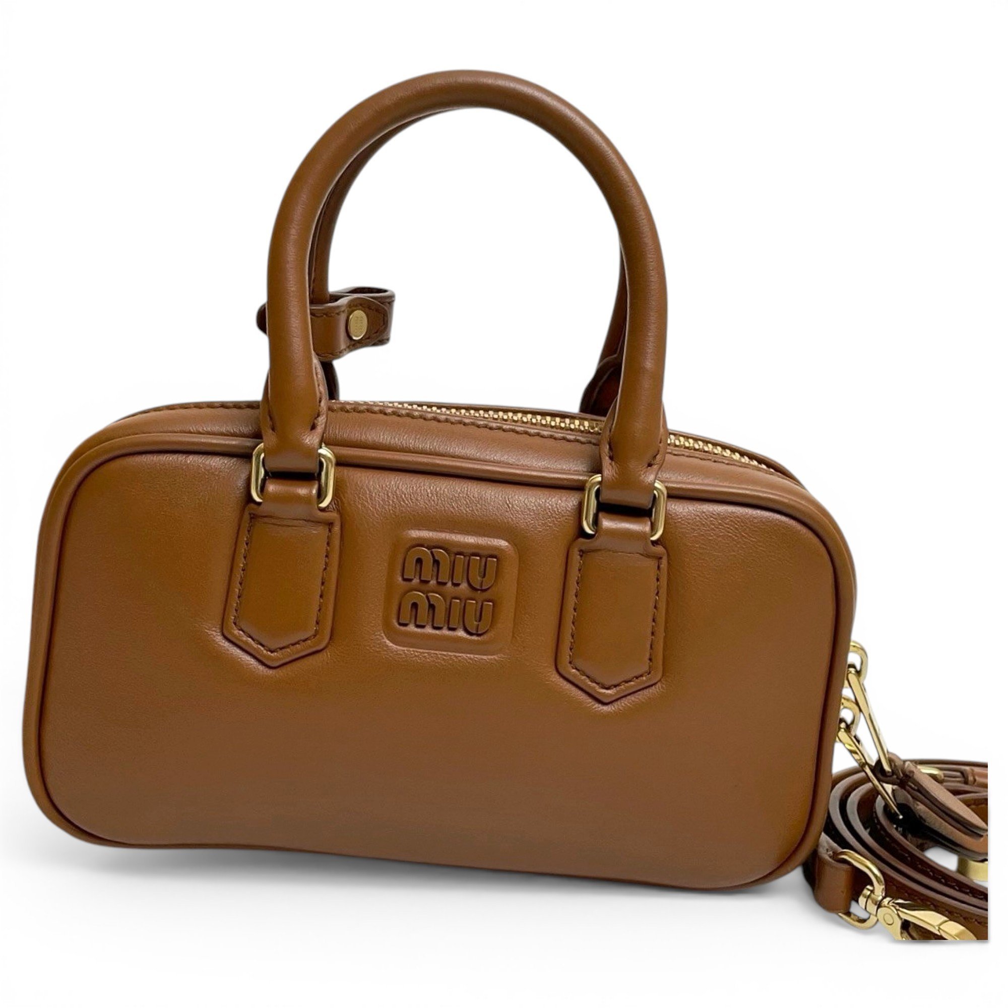 Arcadie leather handbag