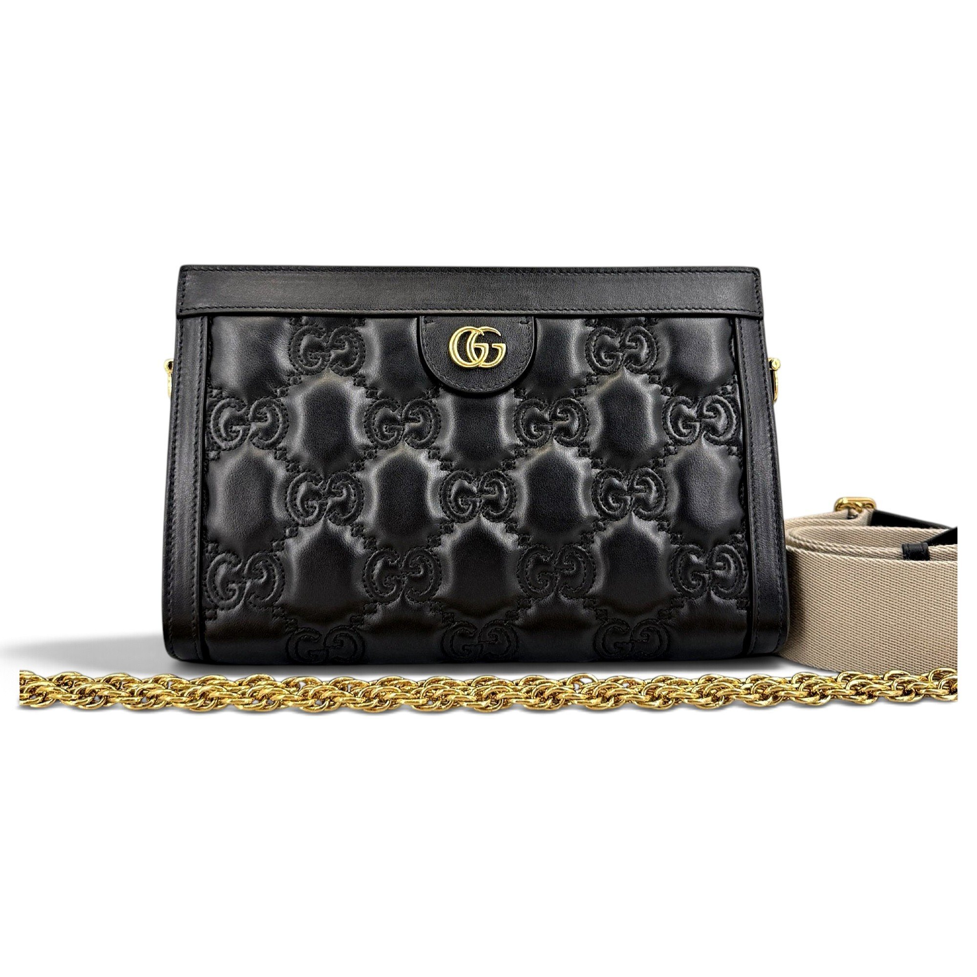 GG Marmont Chain Matelasse leather handbag